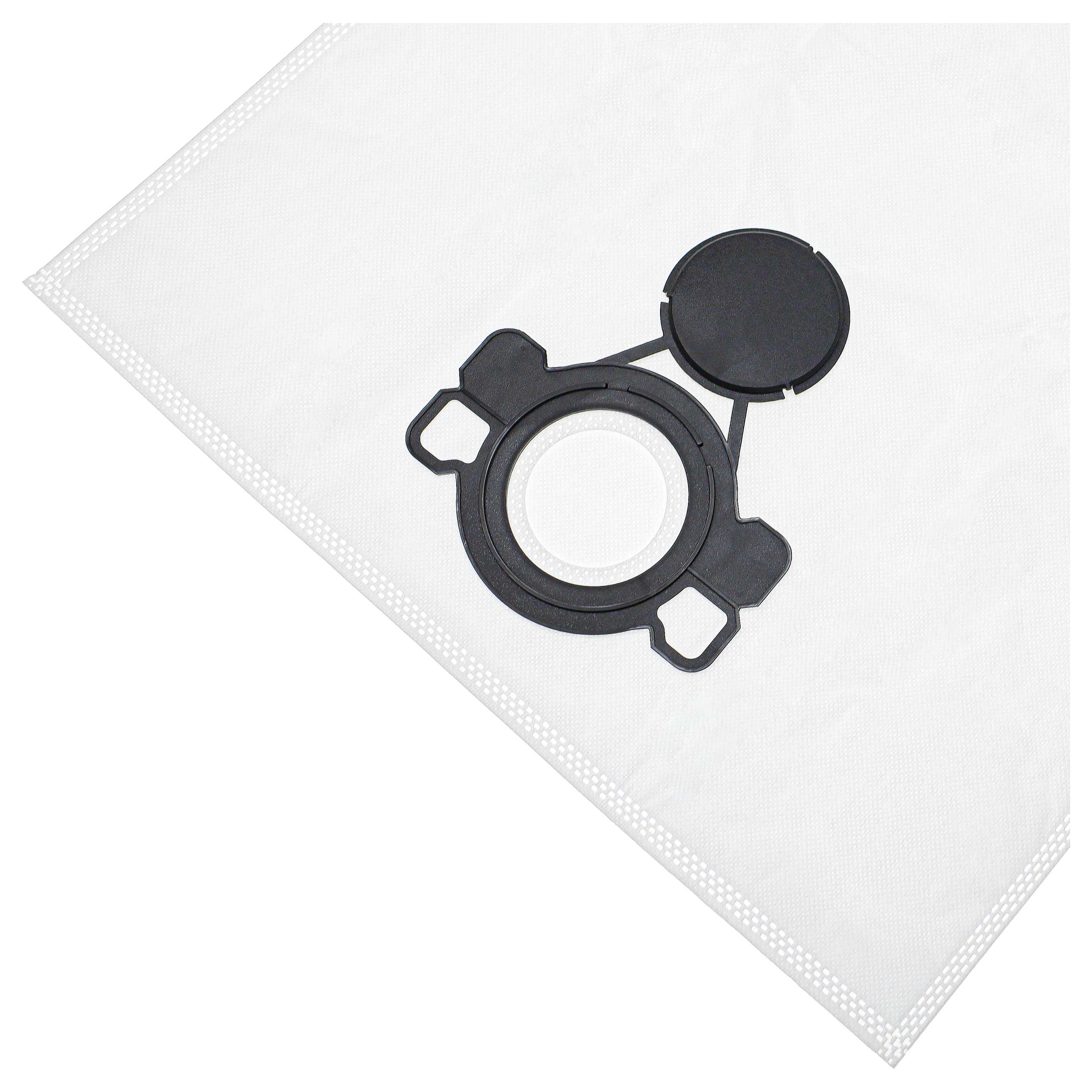5x Sac remplace Husqvarna 5949660-02 pour aspirateur Husqvarna - microfibre, toison, plastique