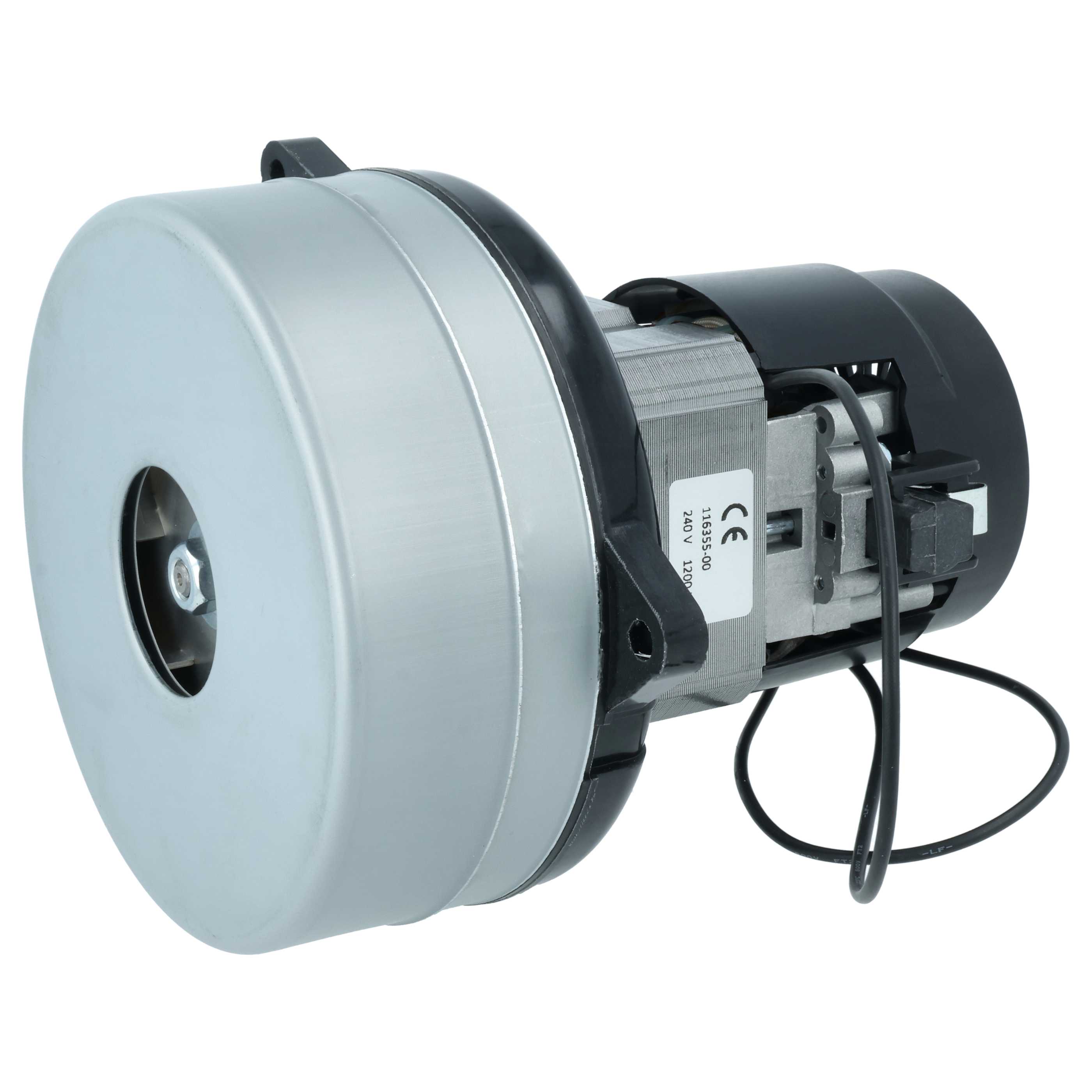 Motor als Ersatz für Ametek 116213, 115961 für Nilfisk-Alto Staubsauger u.a. - Ersatz-Staubsaugermotor, 1200 W