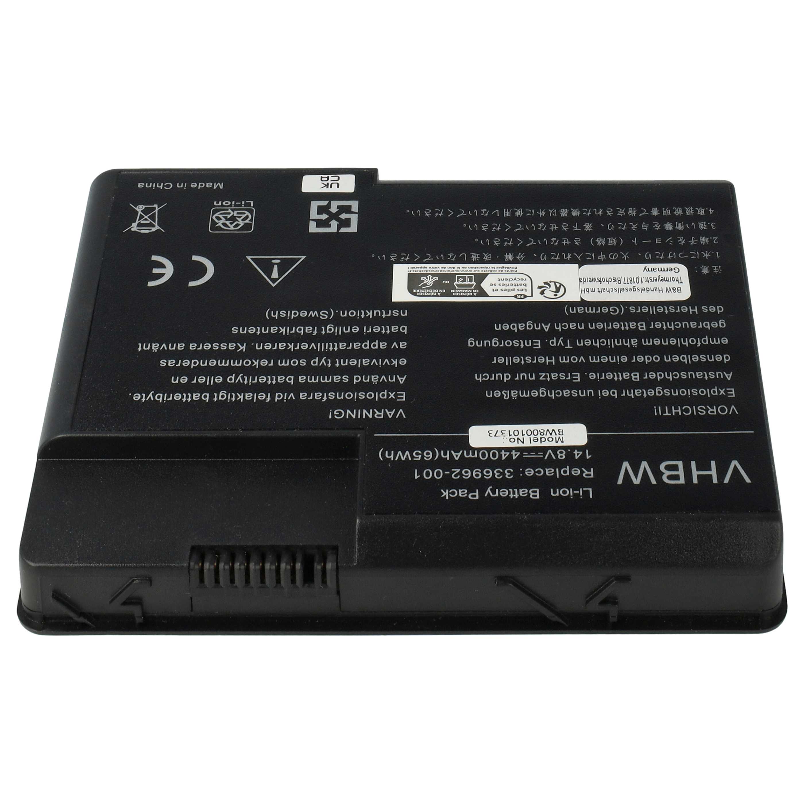 Akumulator do laptopa zamiennik HP 337607-002, 337607-001, 336962-001, PP2080 - 4400 mAh 14,8 V Li-Ion