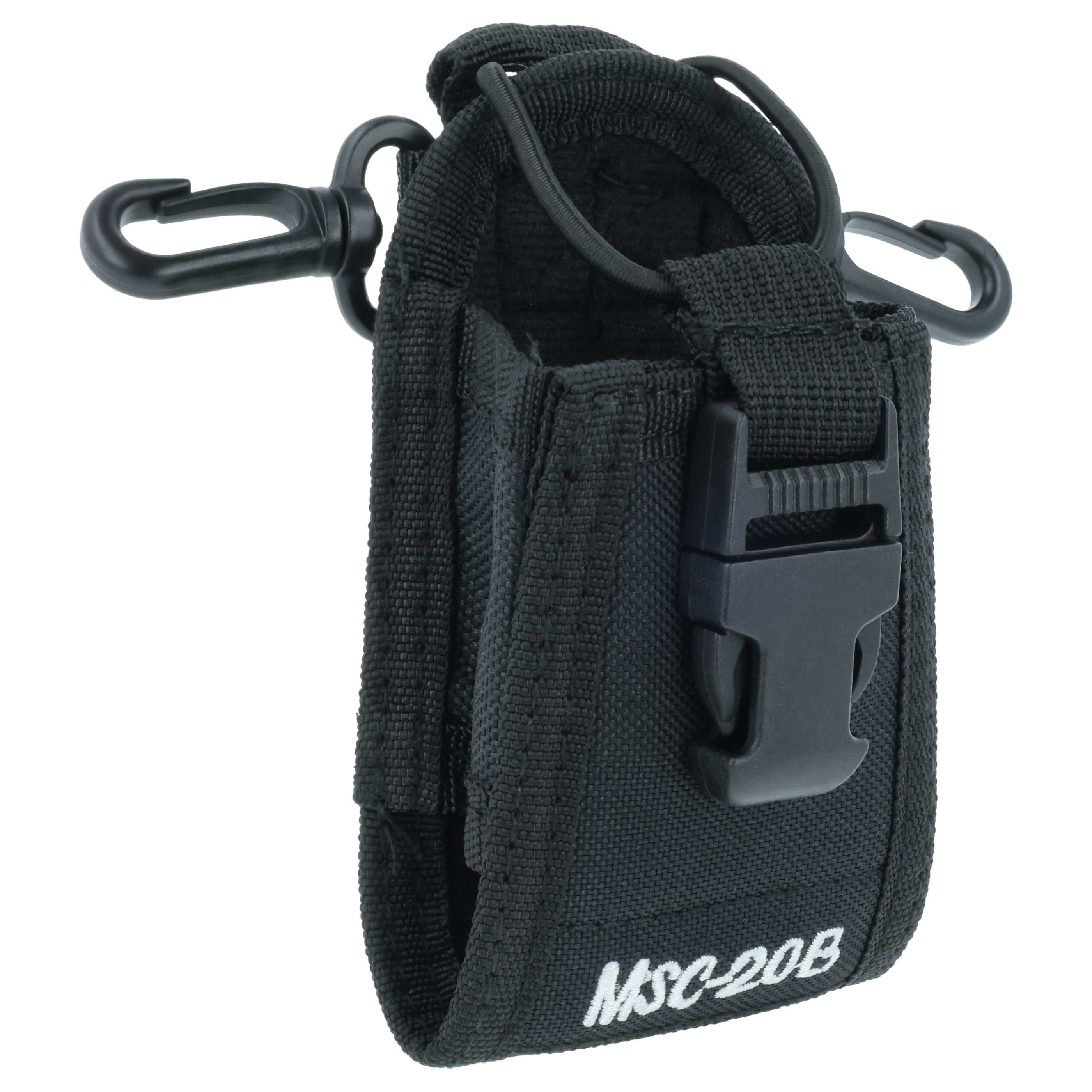 Case Type MSC-20B suitable for various Two Way Radios - 75 x 65 x 120 mm, Black