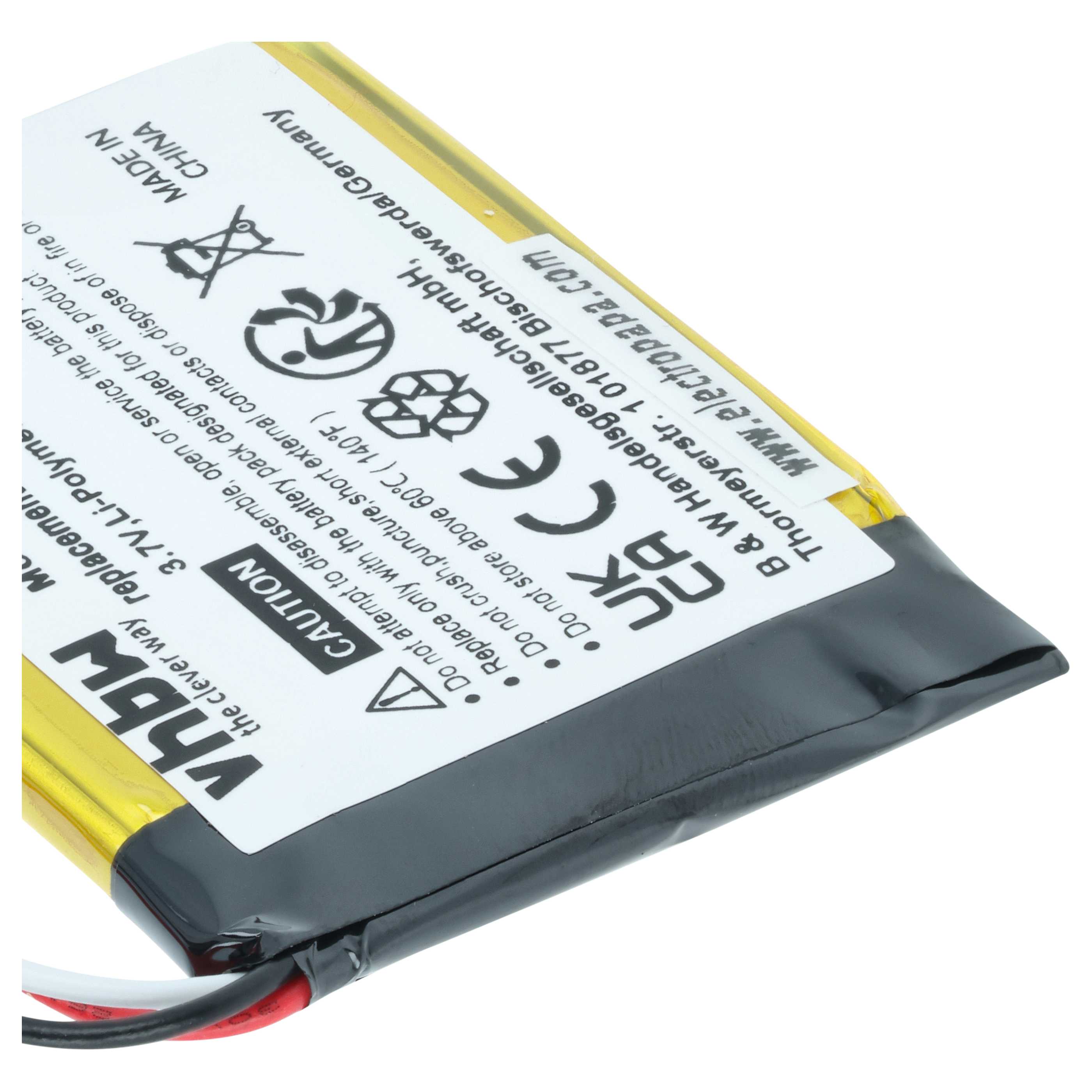 Akumulator do słuchawek bezprzewodowych zamiennik Sennheiser 507271-88, AHB413645PCT - 650 mAh 3,7 V LiPo