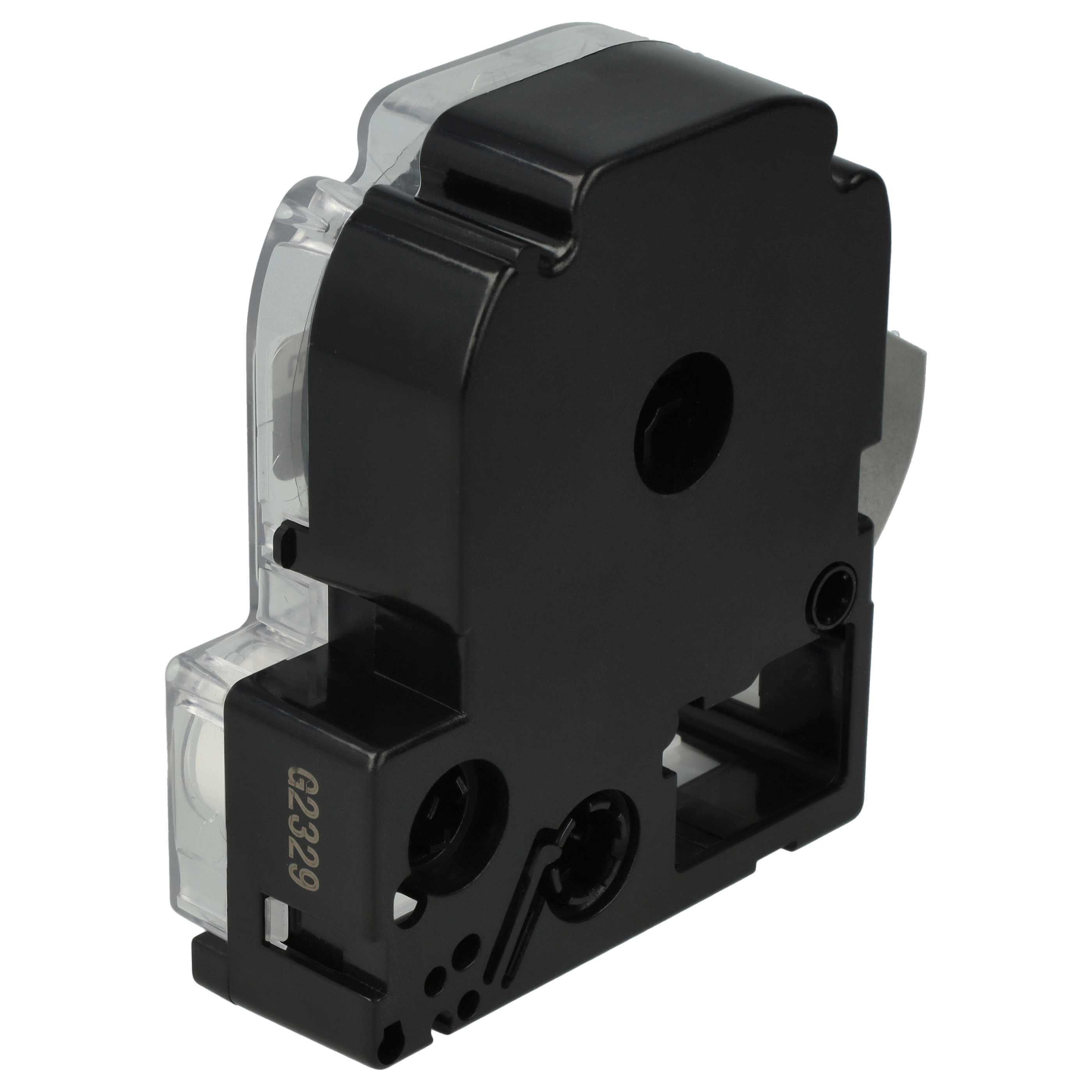Label Tape replaces Epson LC-5BWV - 18 mm White to Black