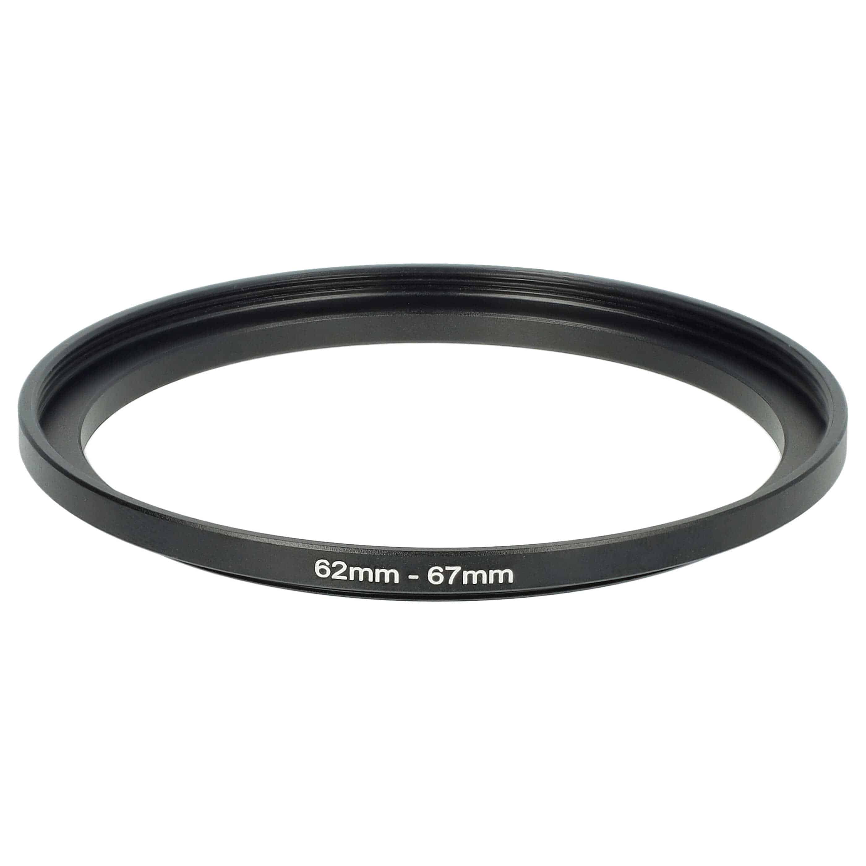 Step-Up-Ring Adapter 62 mm auf 67 mm passend für diverse Kamera-Objektive - Filteradapter