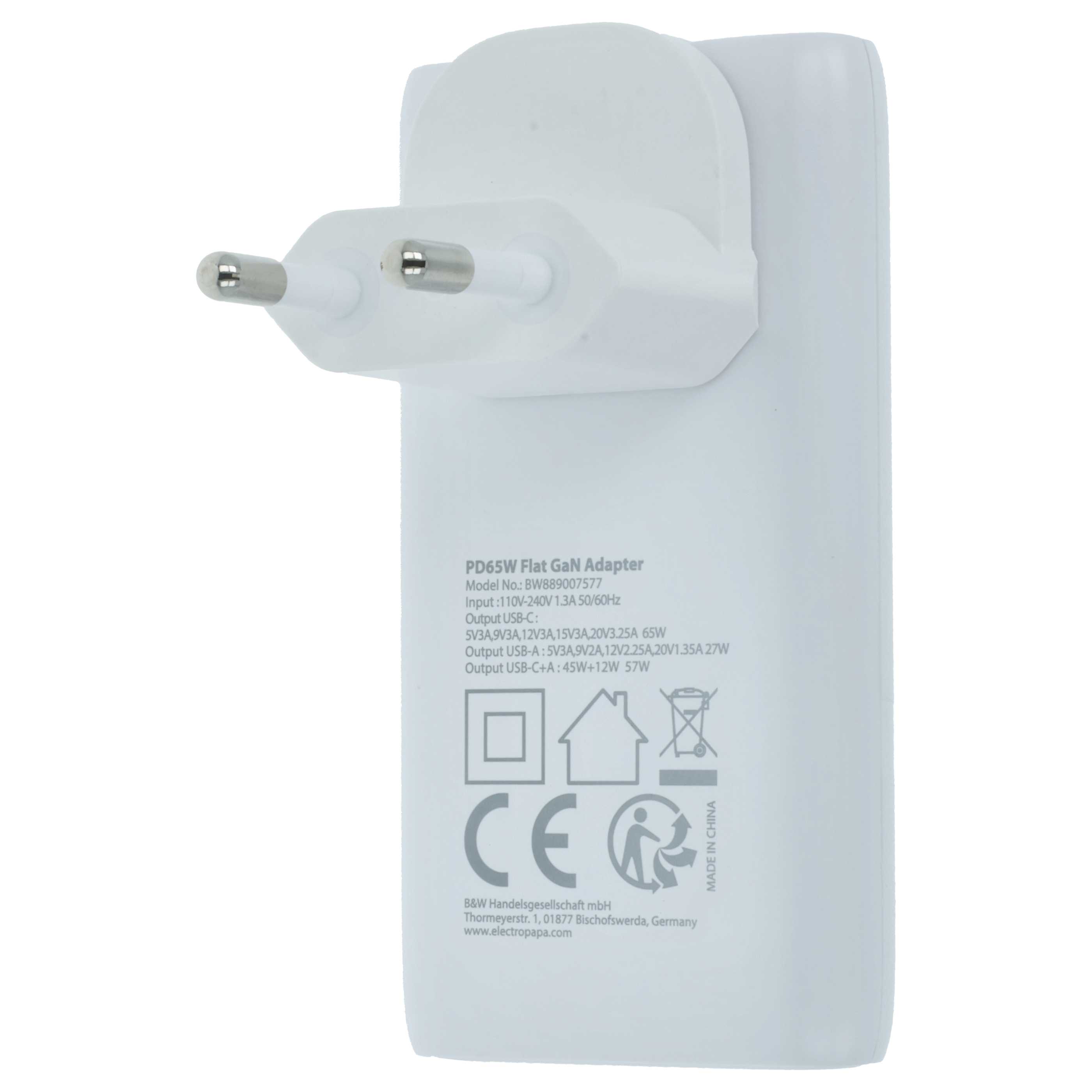 Mains Power Adapter various Electric Devices - 5 / 9 / 12 / 15 / 20 V