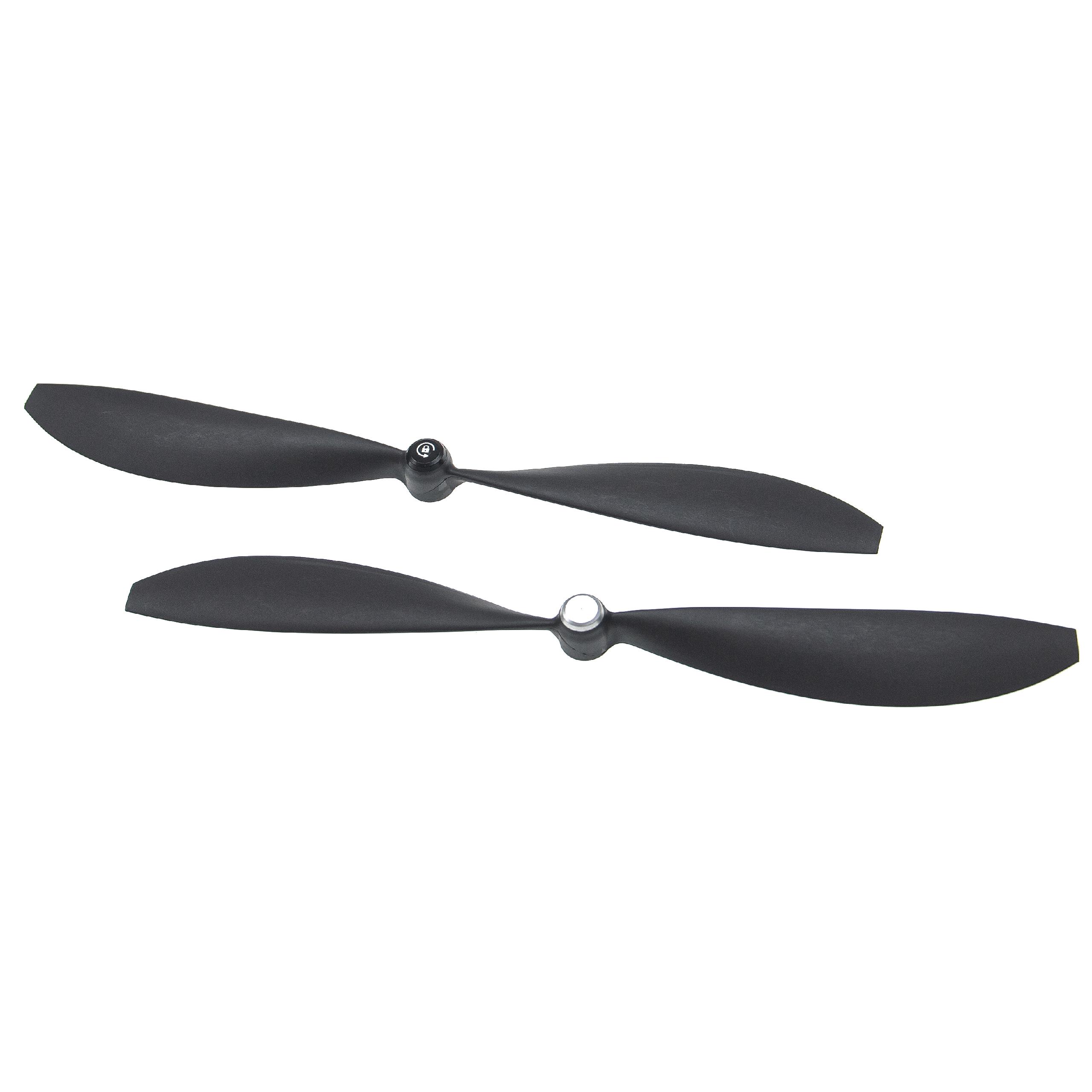 2x Propeller suitable for GoPro Karma Drone - Self-Locking, Black