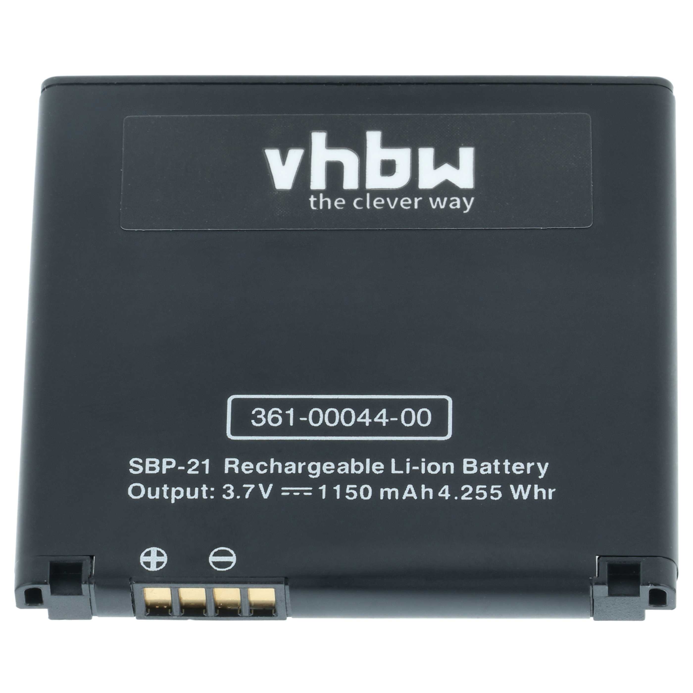 Akumulator do telefonu smartfona zamiennik Garmin SBP-21, 361-00044-00 - 1050 mAh 3,7 V Li-Ion