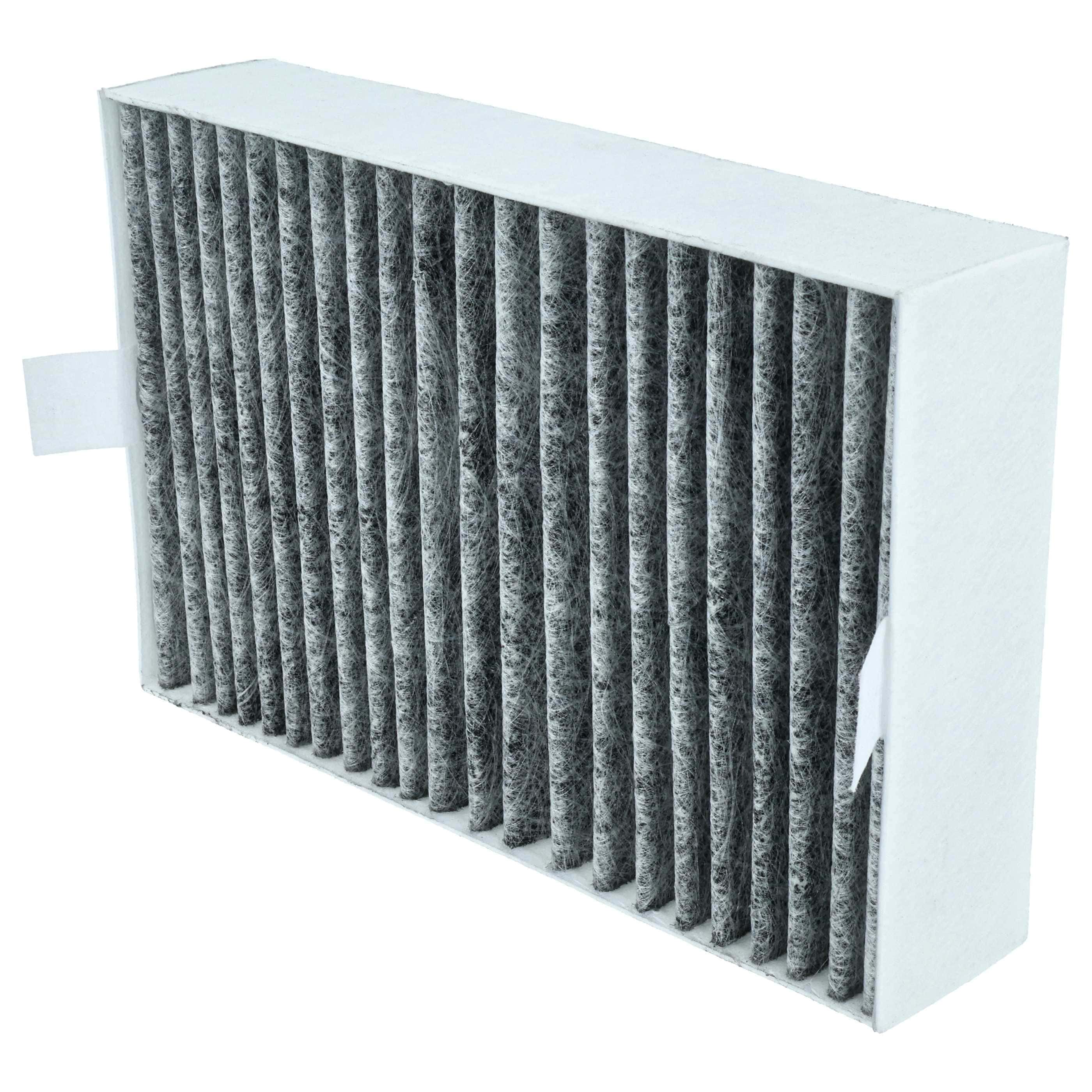 4x Filtres à charbon actif remplace Miele 28996433EU1, 11793450, DKF 31-P pour hotte Miele