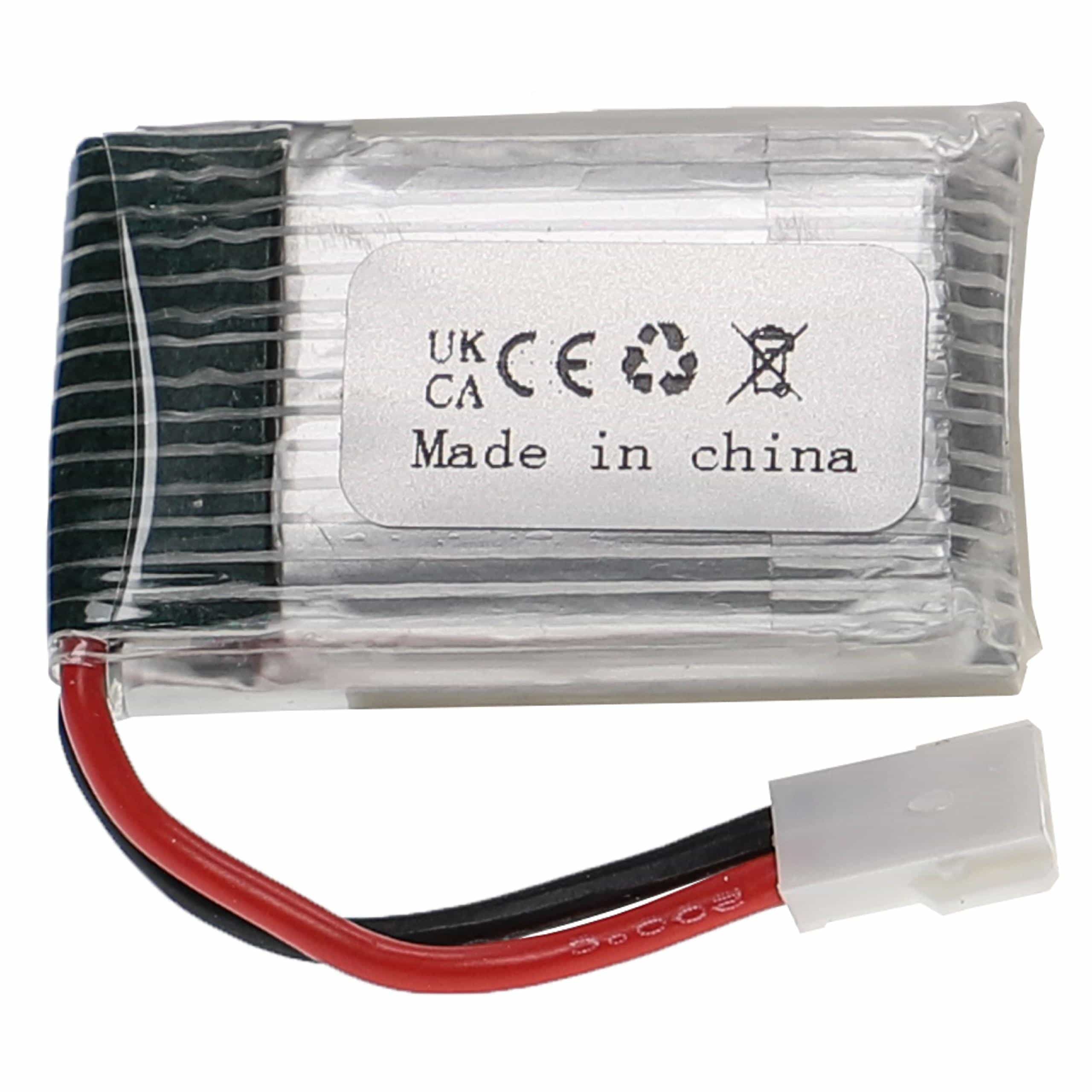 Batteria per modellini RC - 300mAh 3,7V Li-Poly, XH 2.54 2P