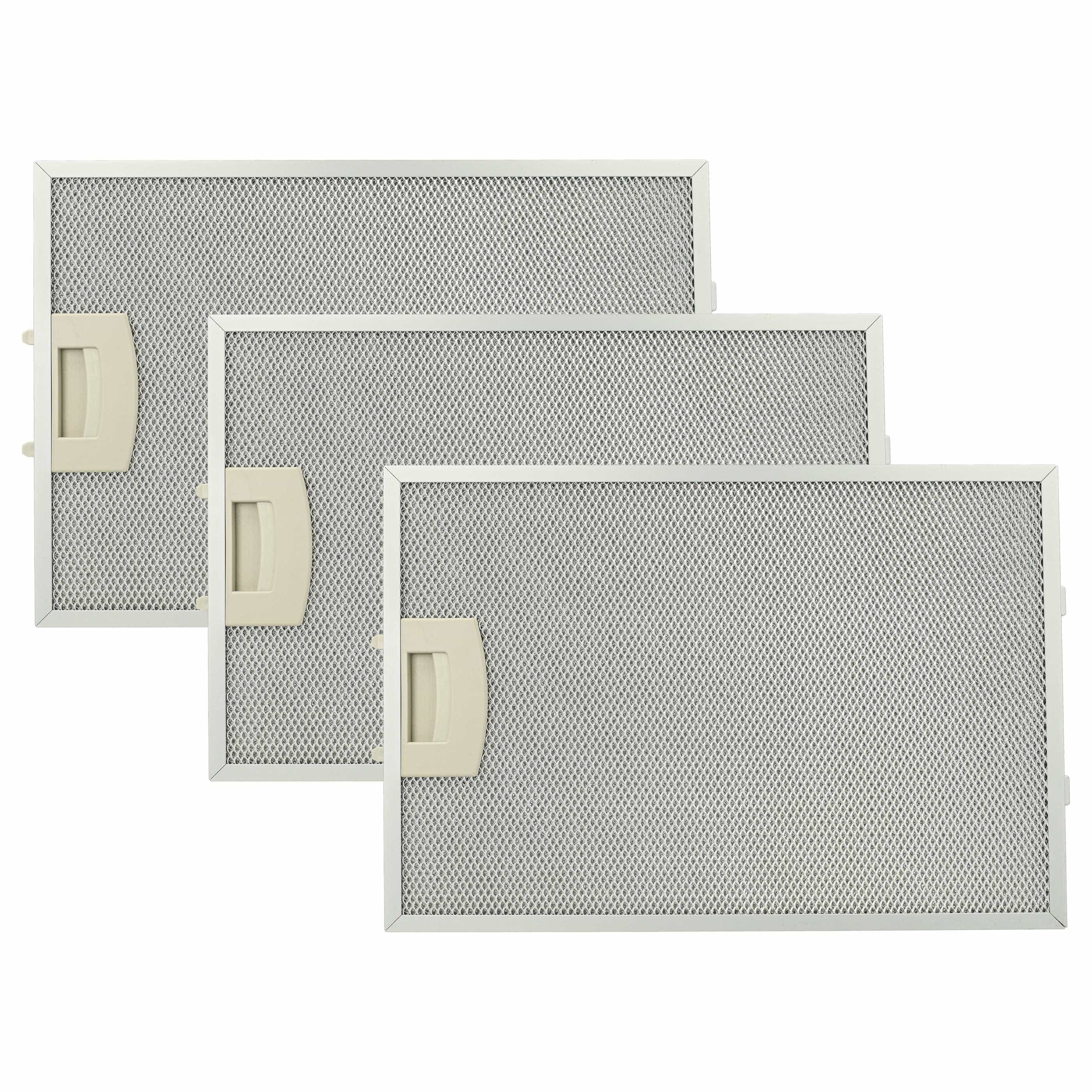 3x Filtres métal remplace BSH BSHG00362380, 00362380 pour hotte aspirante