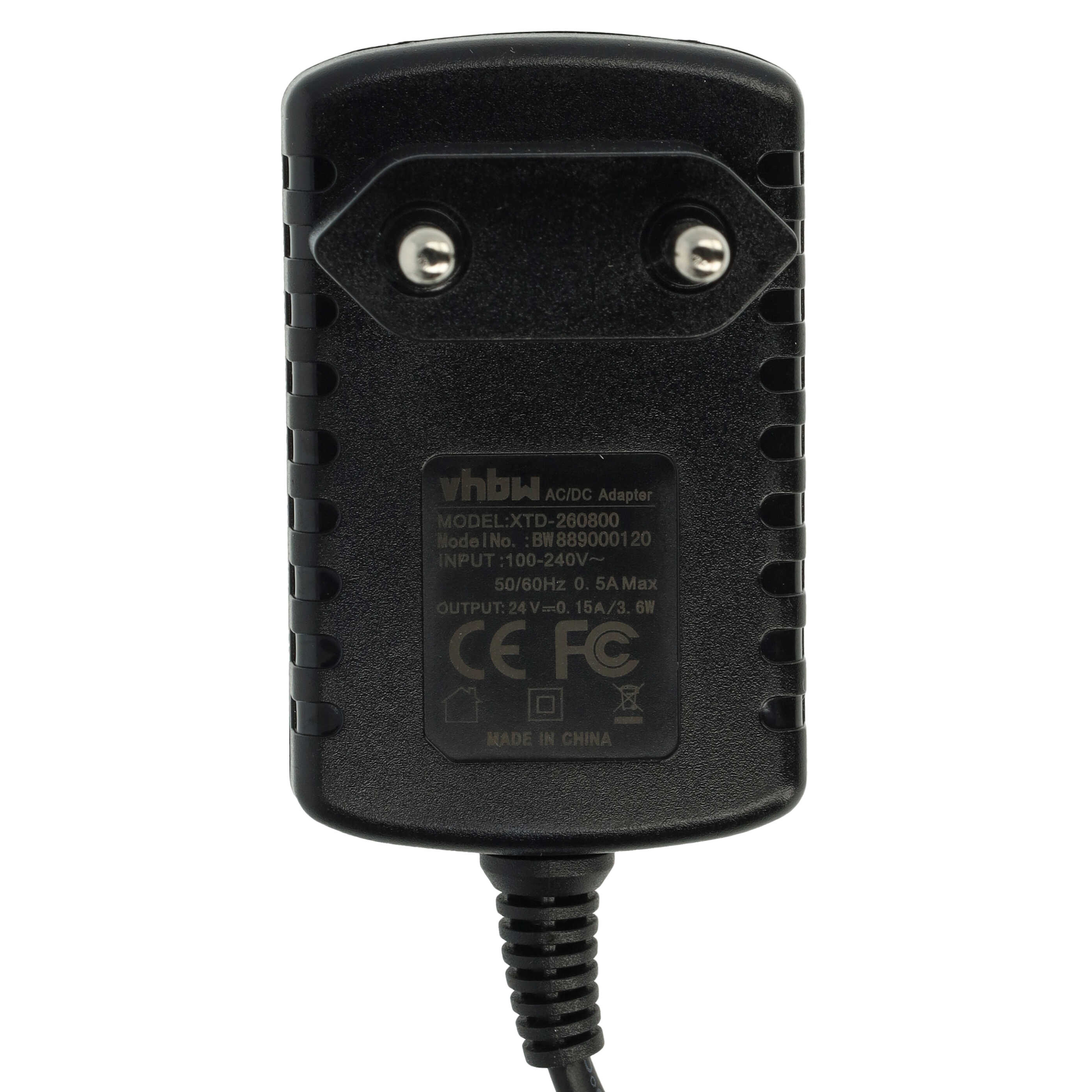 Chargeur remplace Dirt Devil 0137005, 401246793, HK-AE-240A030-EU pour aspirateur sans fil, à main De Longhi