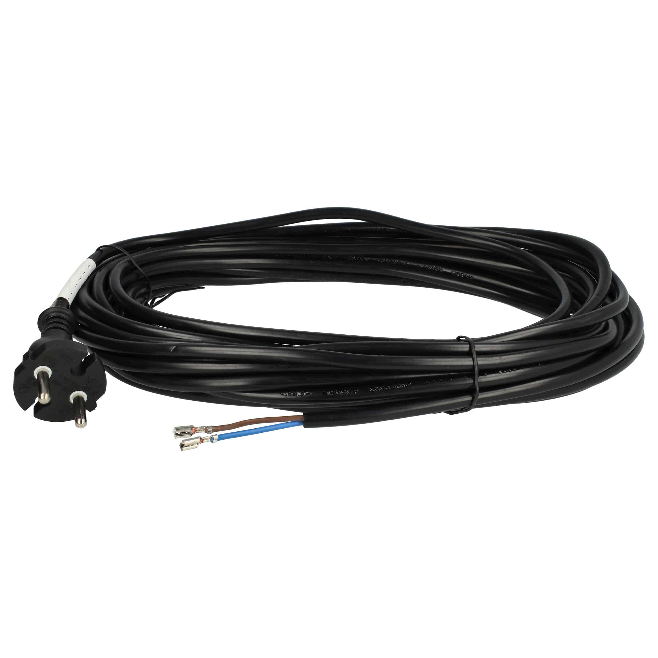 Power Cable replaces Sebo 7128SR, 5260DG for Thomas Vacuum Cleaner etc. - 10 m Cable 1000 W