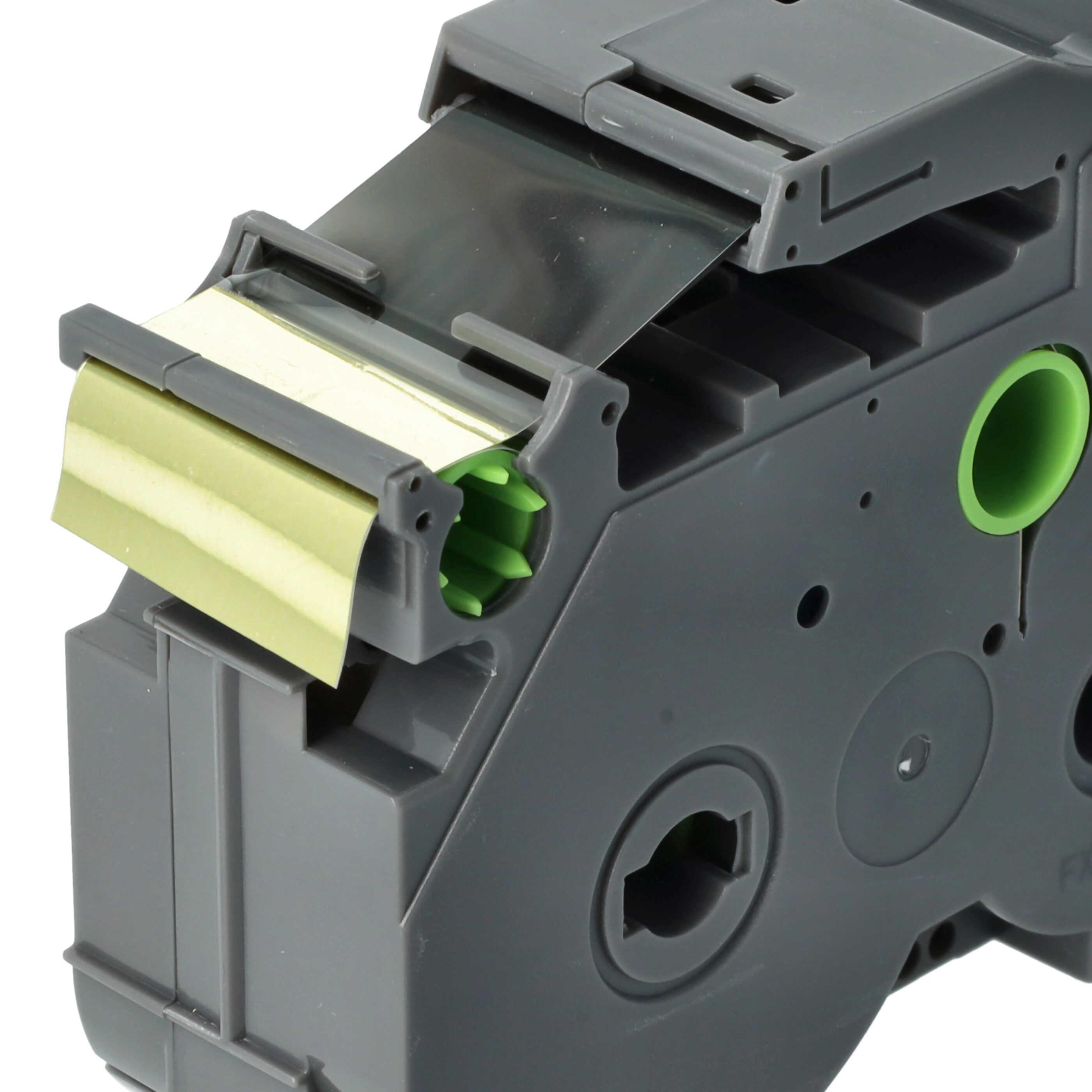 Label Tape replaces Brother TZE-851, TZ-851 - 24 mm Black to Gold
