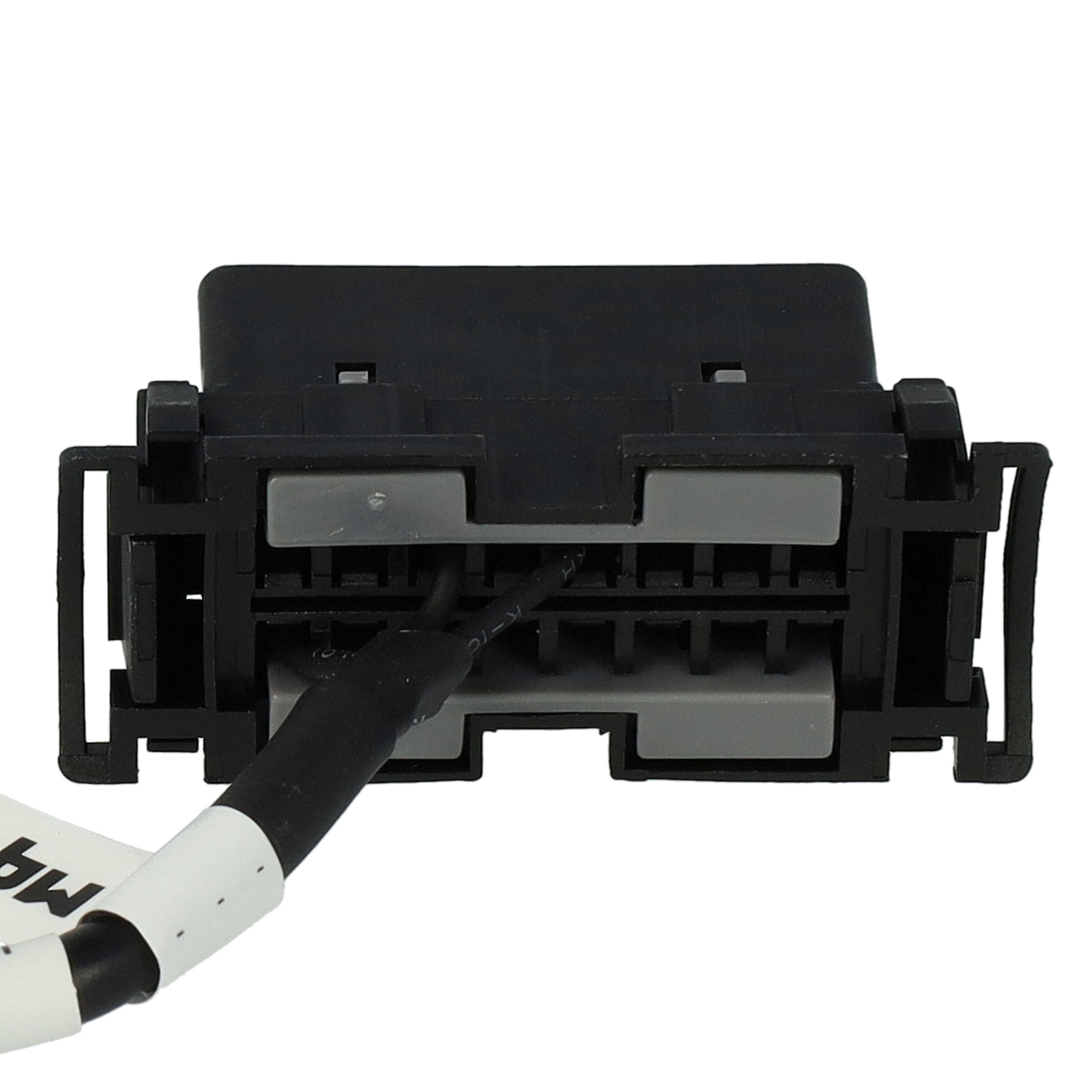 vhbw OBD2 Adapter 12Pin to OBD2 16Pin suitable for Tesla 2012-09/2015 model S Electric Car - 20 cm