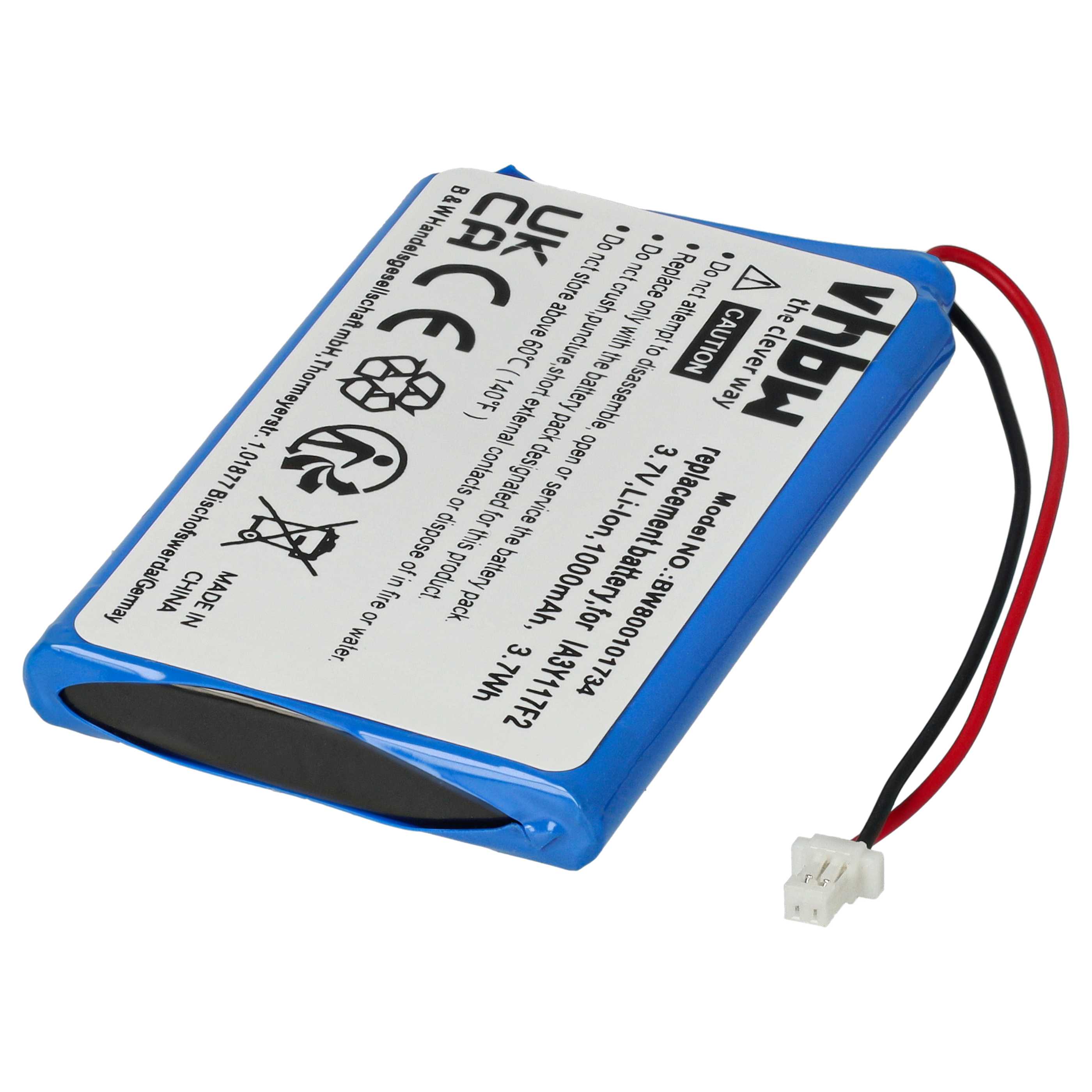 Akumulator do nawigacji GPS zamiennik IA3Y117F2 - 1000 mAh 3,7 V Li-Ion