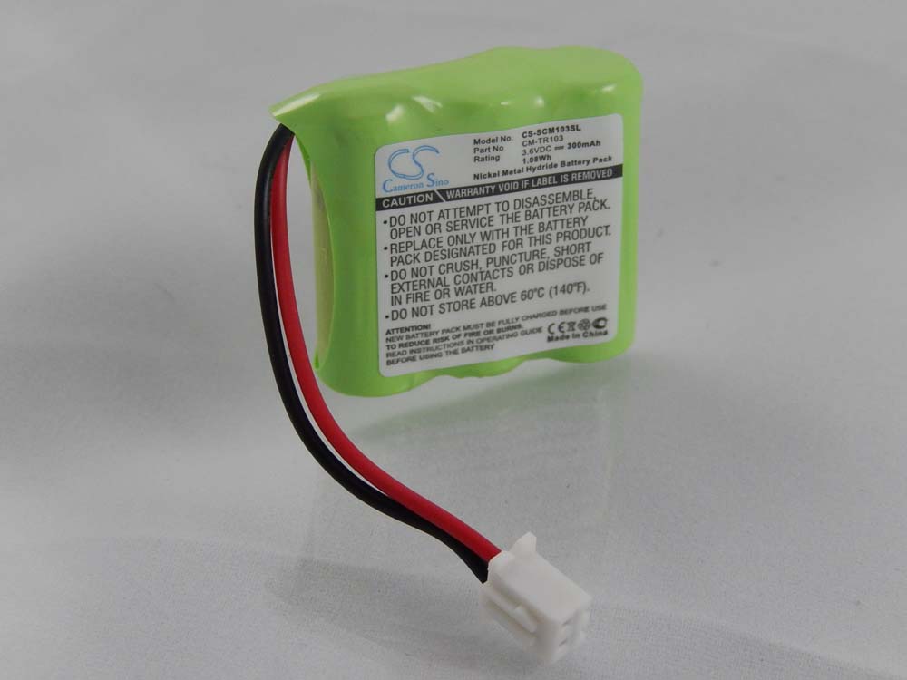 Dog Trainer Battery Replacement for Tri-Tronics FPB9595, CM-TR103 - 300mAh 3.6V NiMH