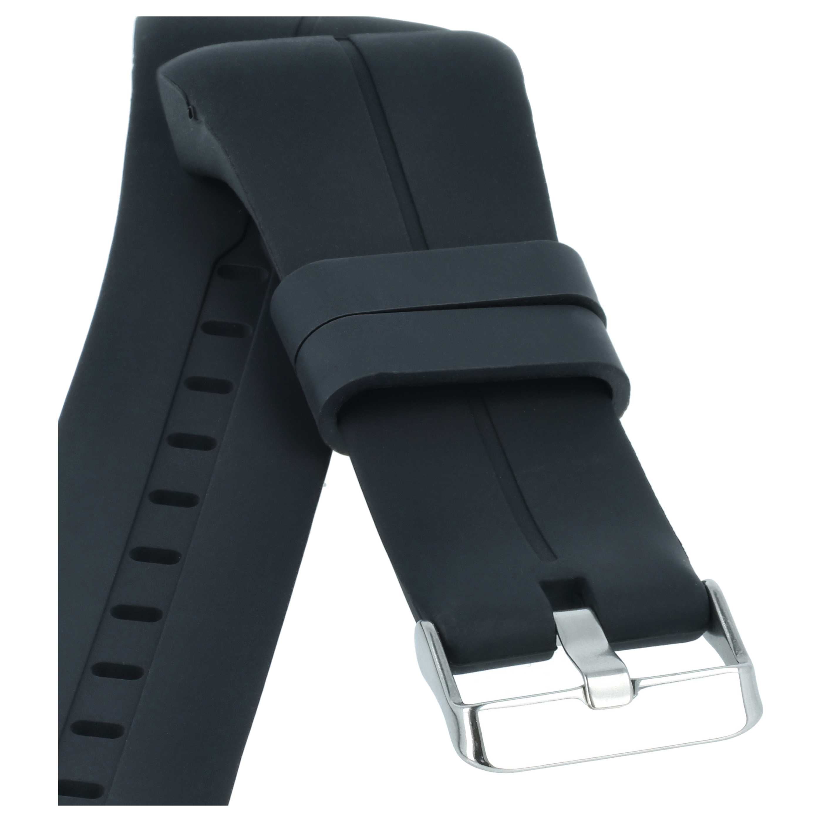 wristband for Polar Smartwatch - 9.0cm + 12.2 cm long, 33mm wide, black