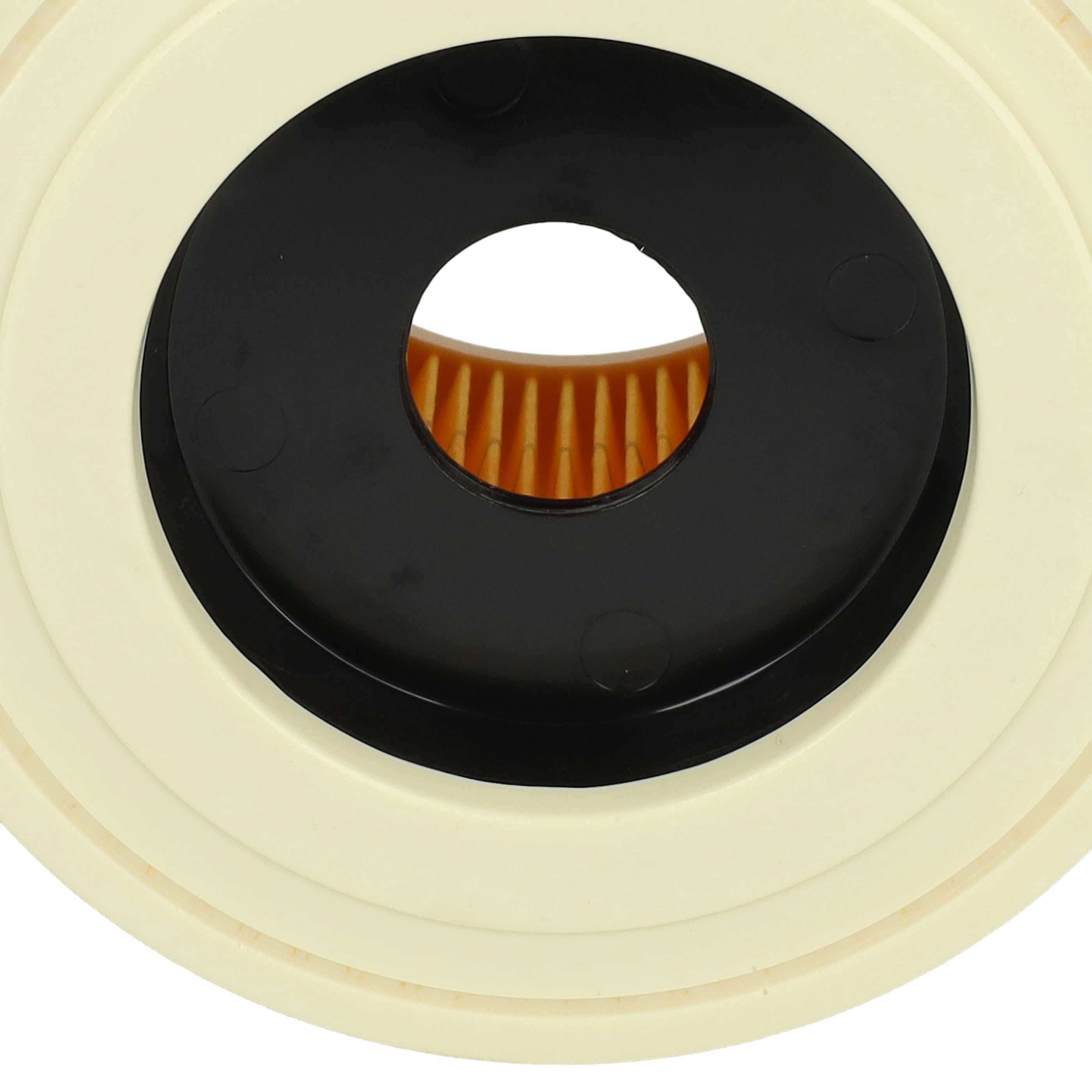 8x Filtro reemplaza Kärcher 6.414-789.0, 6.414-789 para aspiradora TackLife, amarillo / marrón