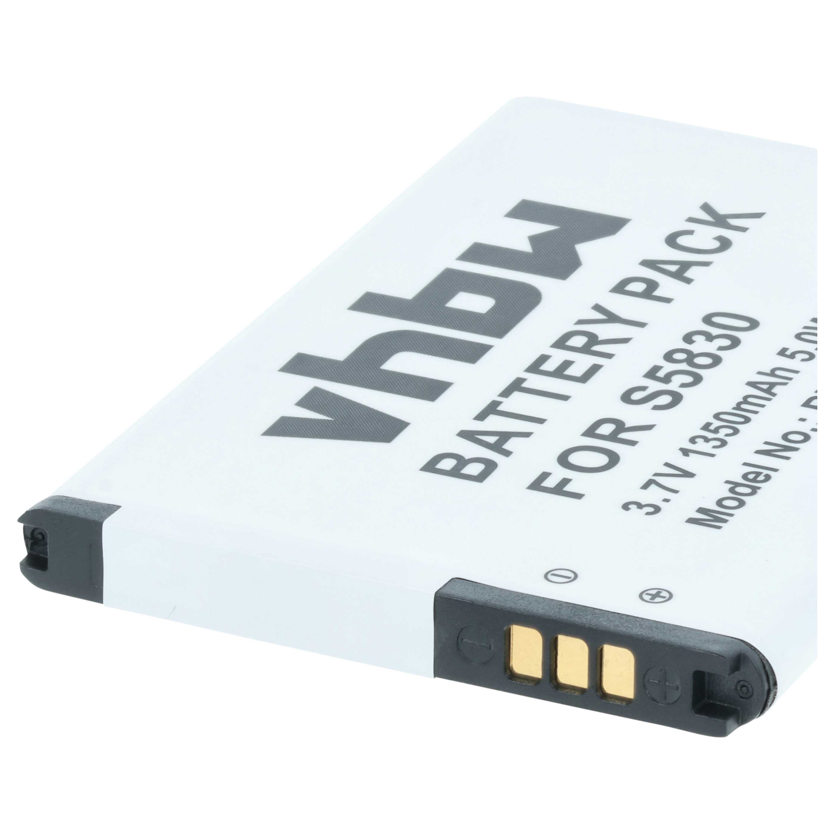 Mobile Phone Battery replaces Samsung EB494358VU - 1350 mAh 3.7 V Li-Ion