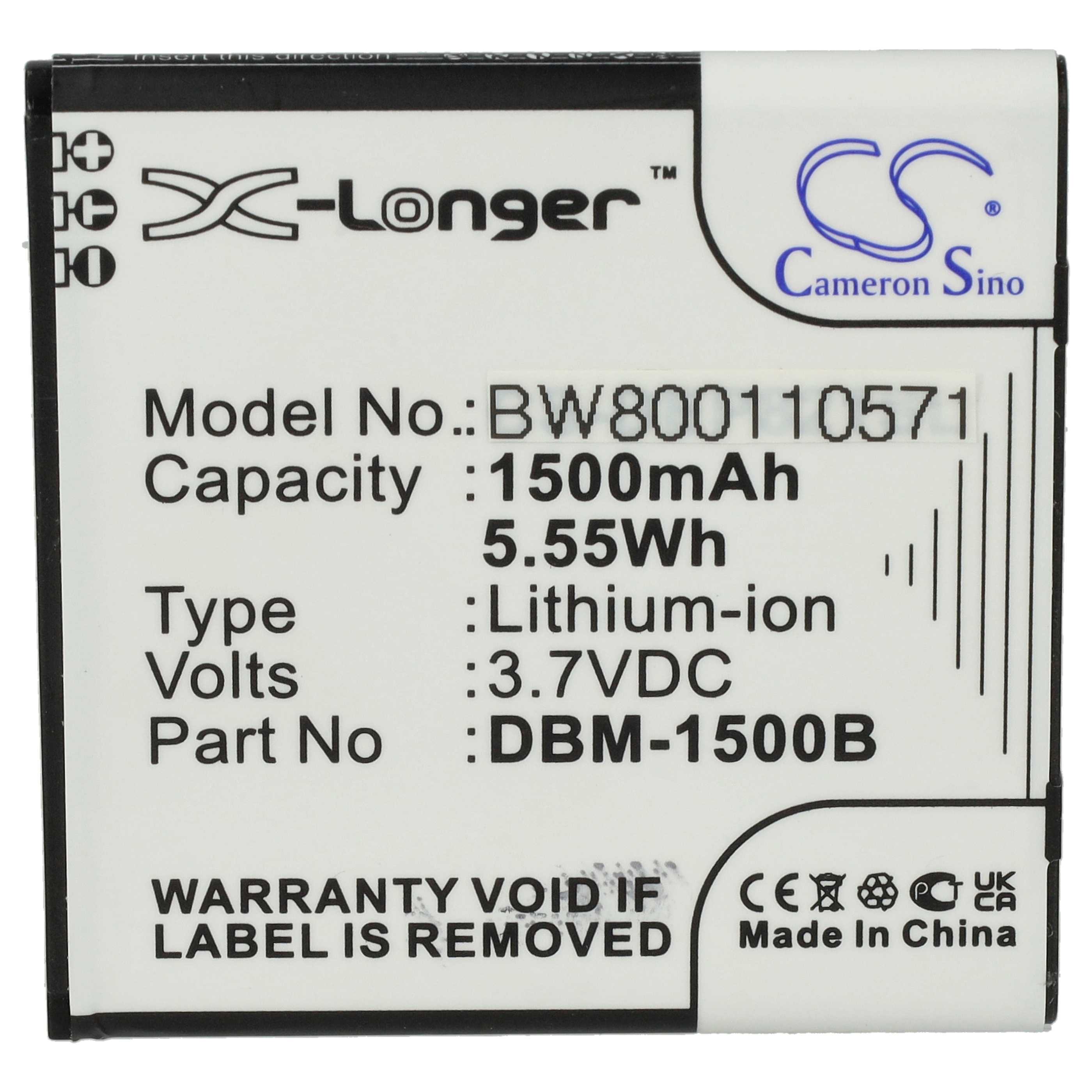 Akumulator do telefonu smartfona zamiennik Doro DBM-1500B - 1500 mAh 3,7 V Li-Ion