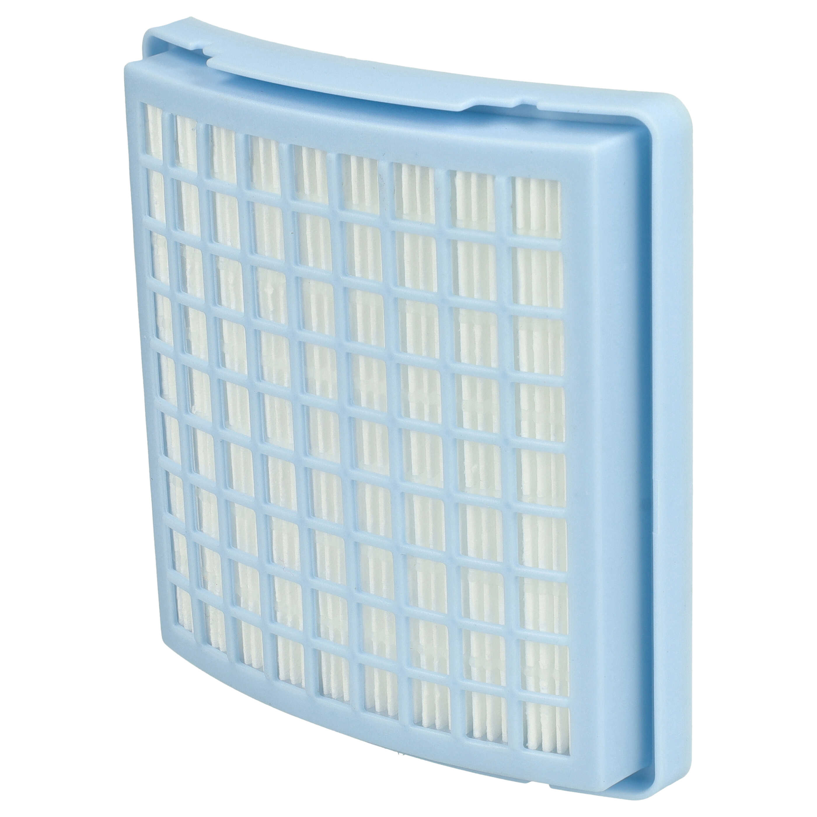 Filtro reemplaza Miele 7364560, SF-H10 para aspiradora - filtro de escape HEPA blanco / azul claro