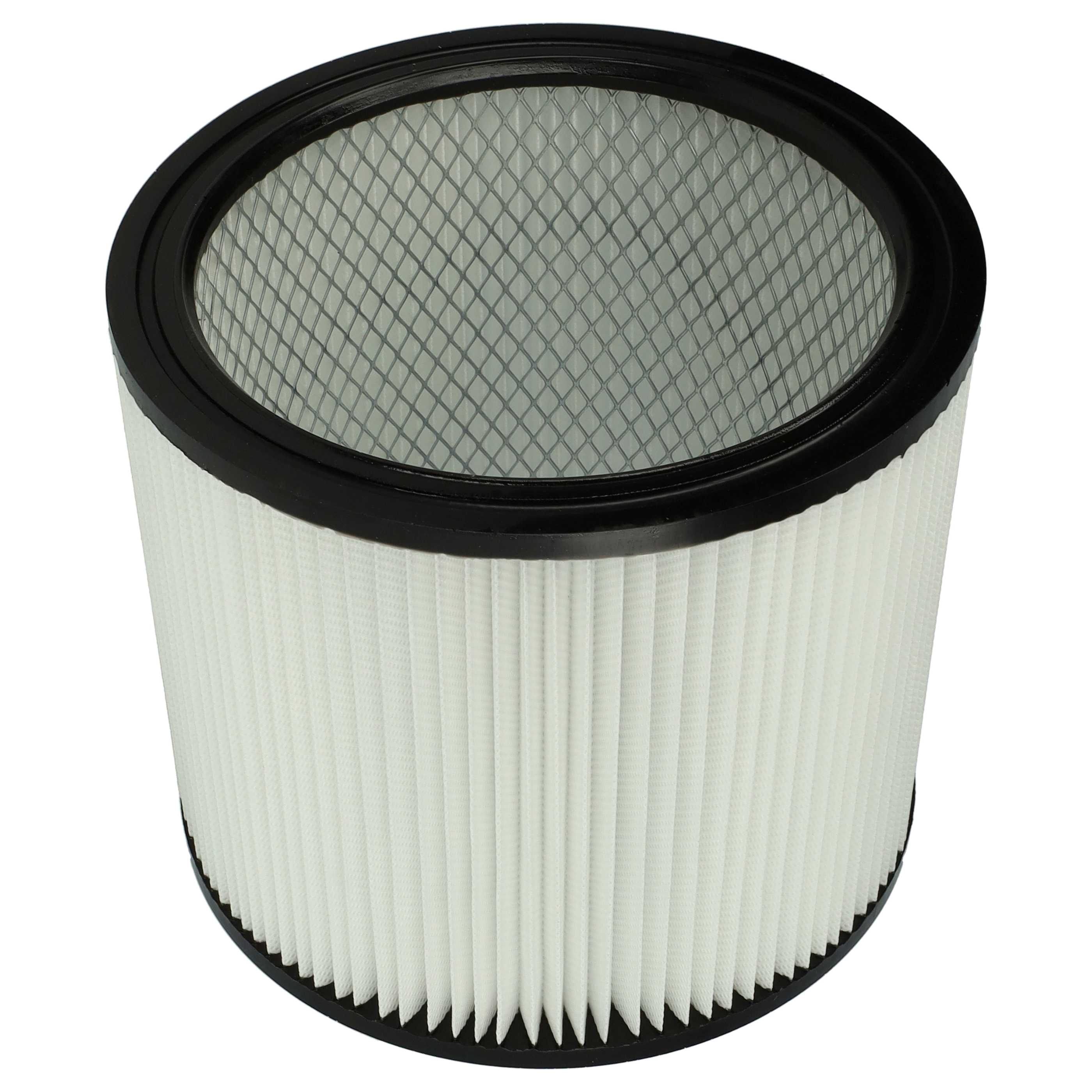 2x Filtro reemplaza ShopVac 126282903041, 026282290038 para aspiradora ShopVac filtro redondo, negro / blanco