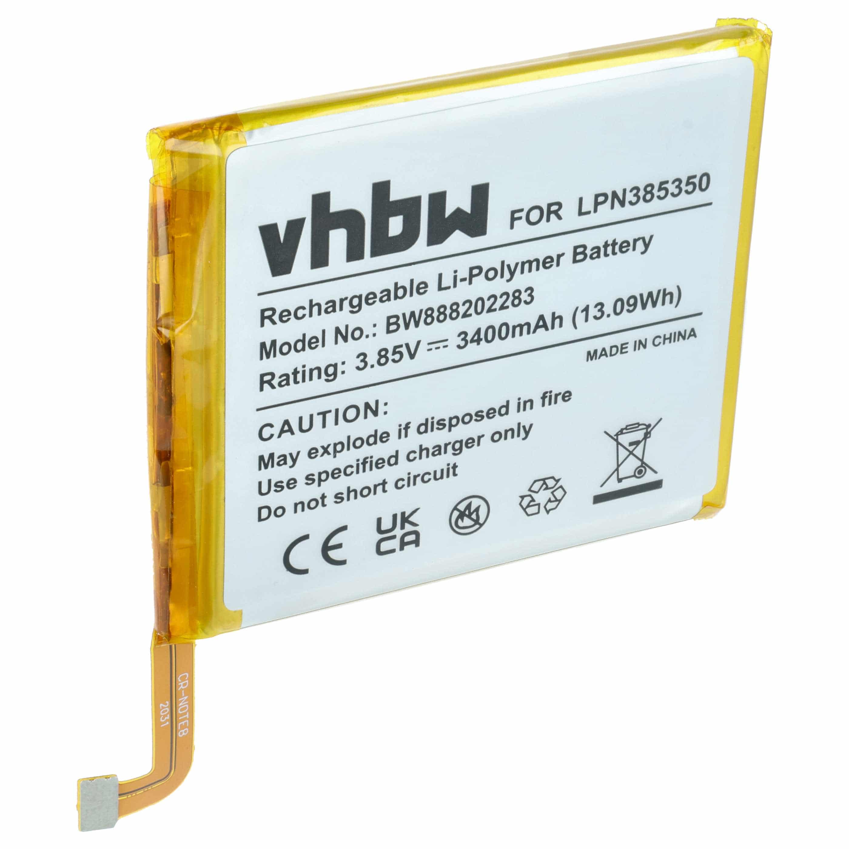 Akumulator do telefonu smartfona zamiennik Crosscall LPN385350 - 3400 mAh 3,85 V LiPo