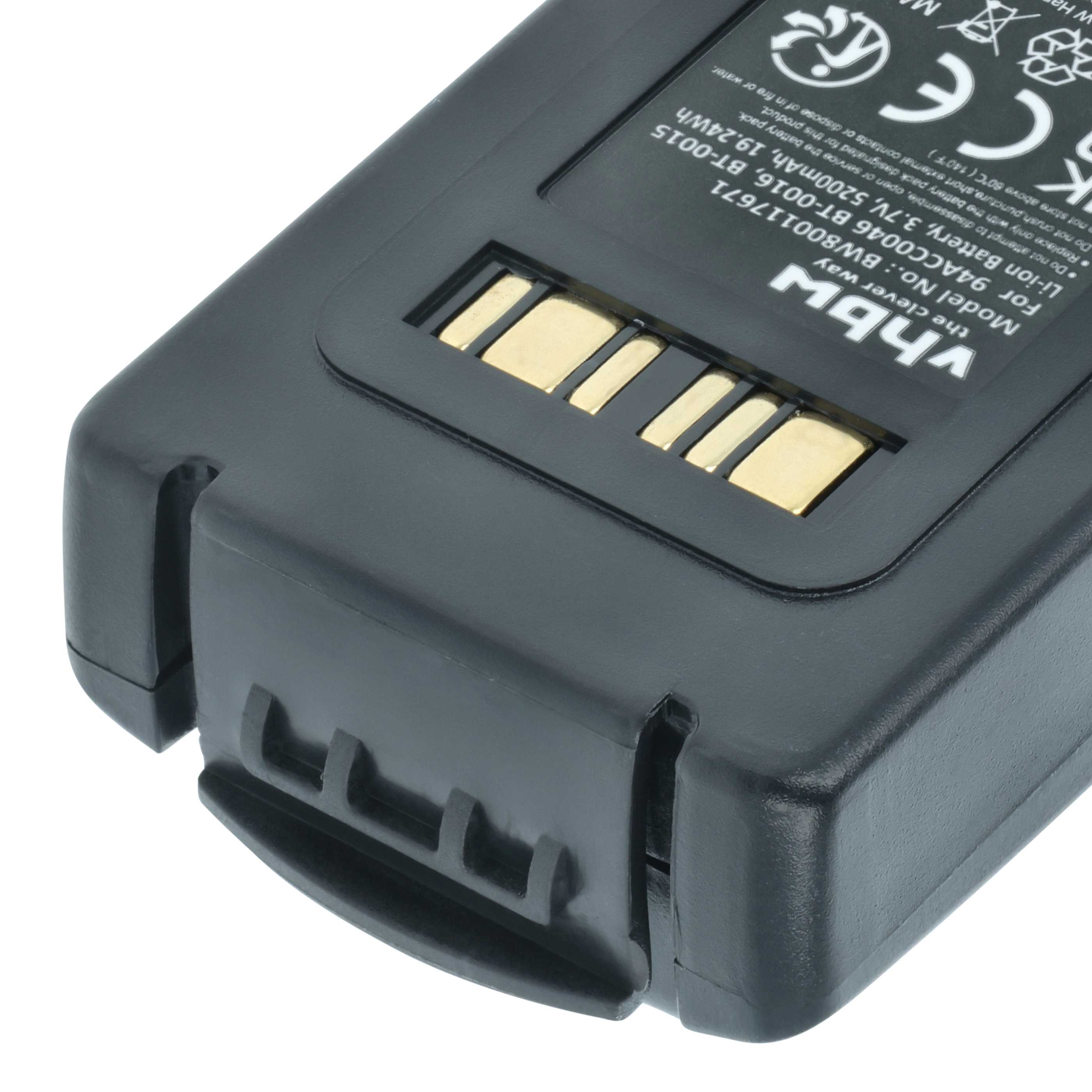 Battery replaces Datalogic 94ACC0048, BT-0015, 94ACC0046 for Datalogic Barcode Scanner POS - 5200 mAh 3.7 V