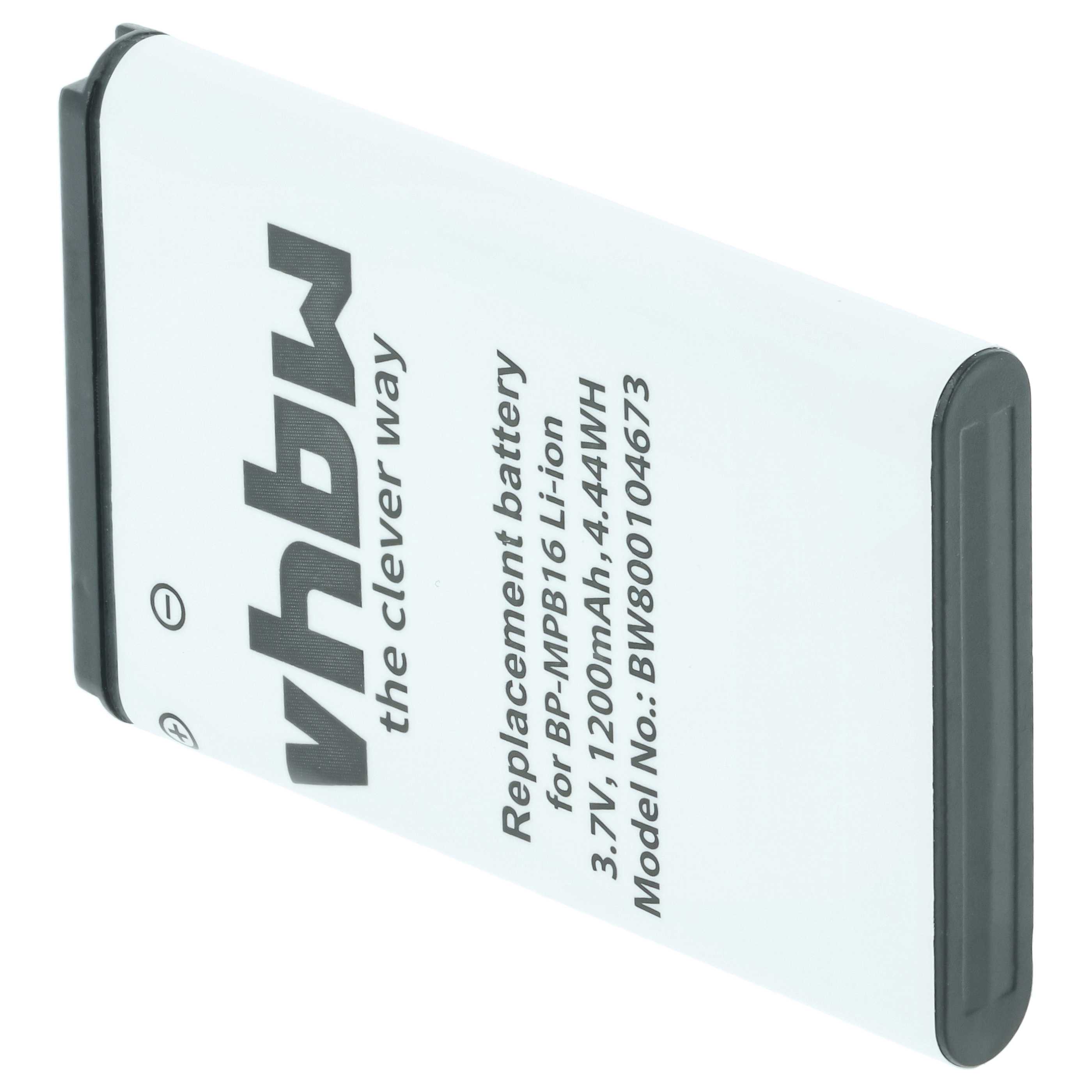 Akumulator do telefonu smartfona zamiennik Doro BP-MPB16, DR11-2009, HARE, DR6-2009 - 1200 mAh 3,7 V Li-Ion