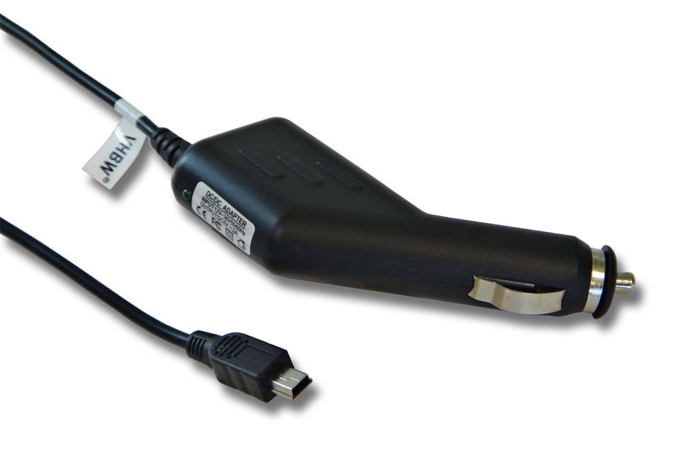 Chargeur voiture mini-USB 2,0 A pour GPS - allume-cigare, antenne TMC intégrée