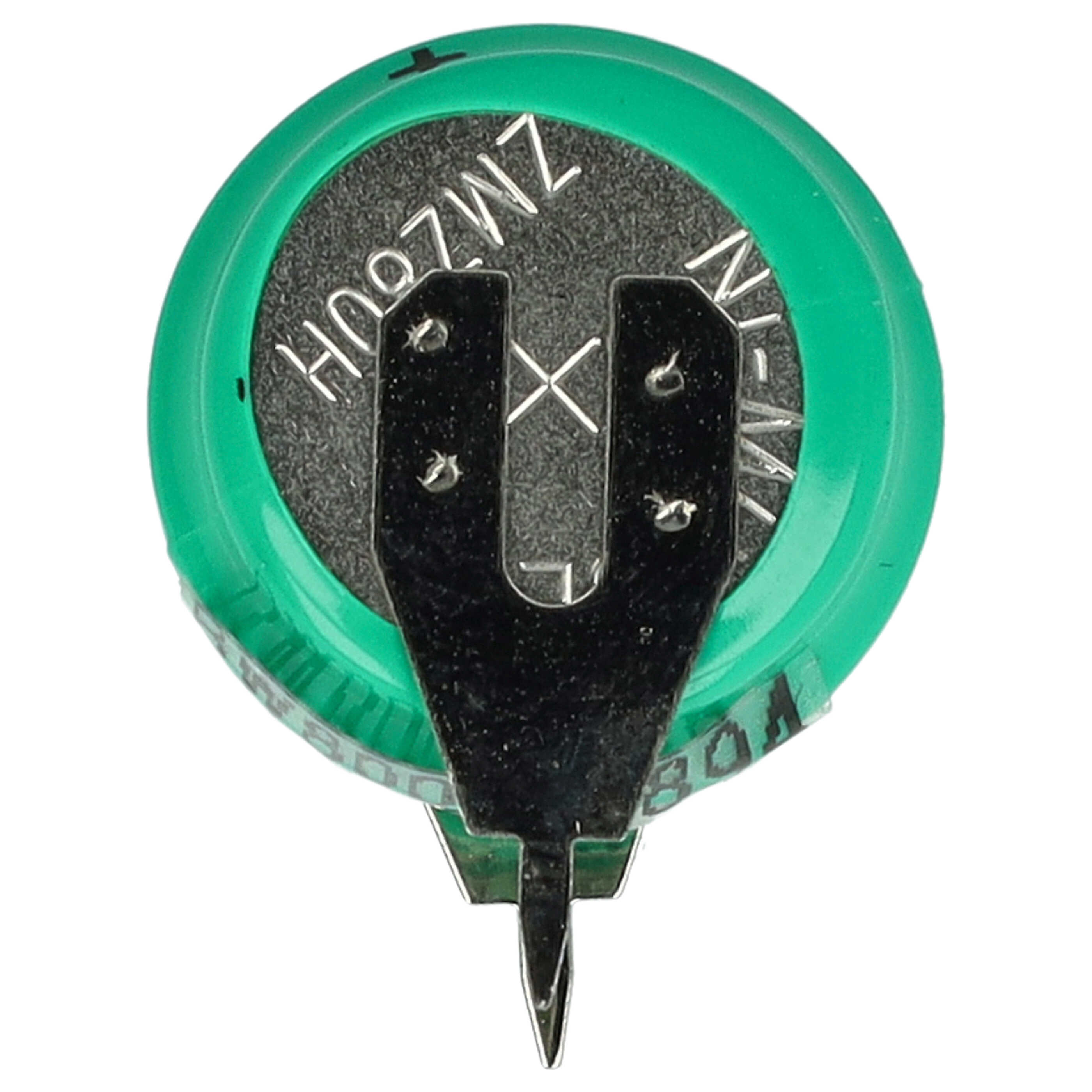 Akumulator guzikowy (1x ogniwo) typ 2 pin do modeli, lamp solarnych itp. zamiennik - 80 mAh 1,2 V NiMH