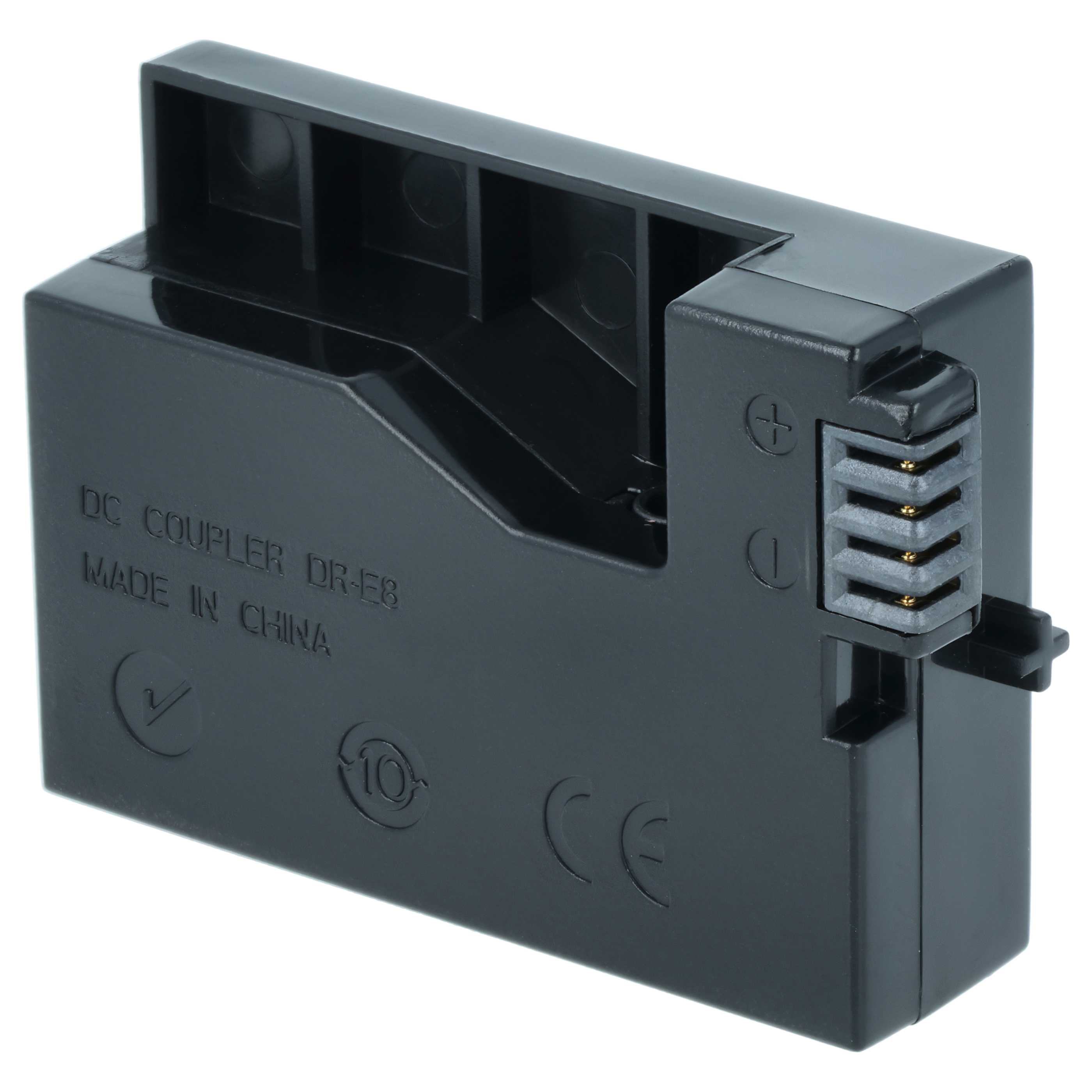 Adapter zasilania DC do aparatu Canon zamiennik Canon DR-E8, AK-E8