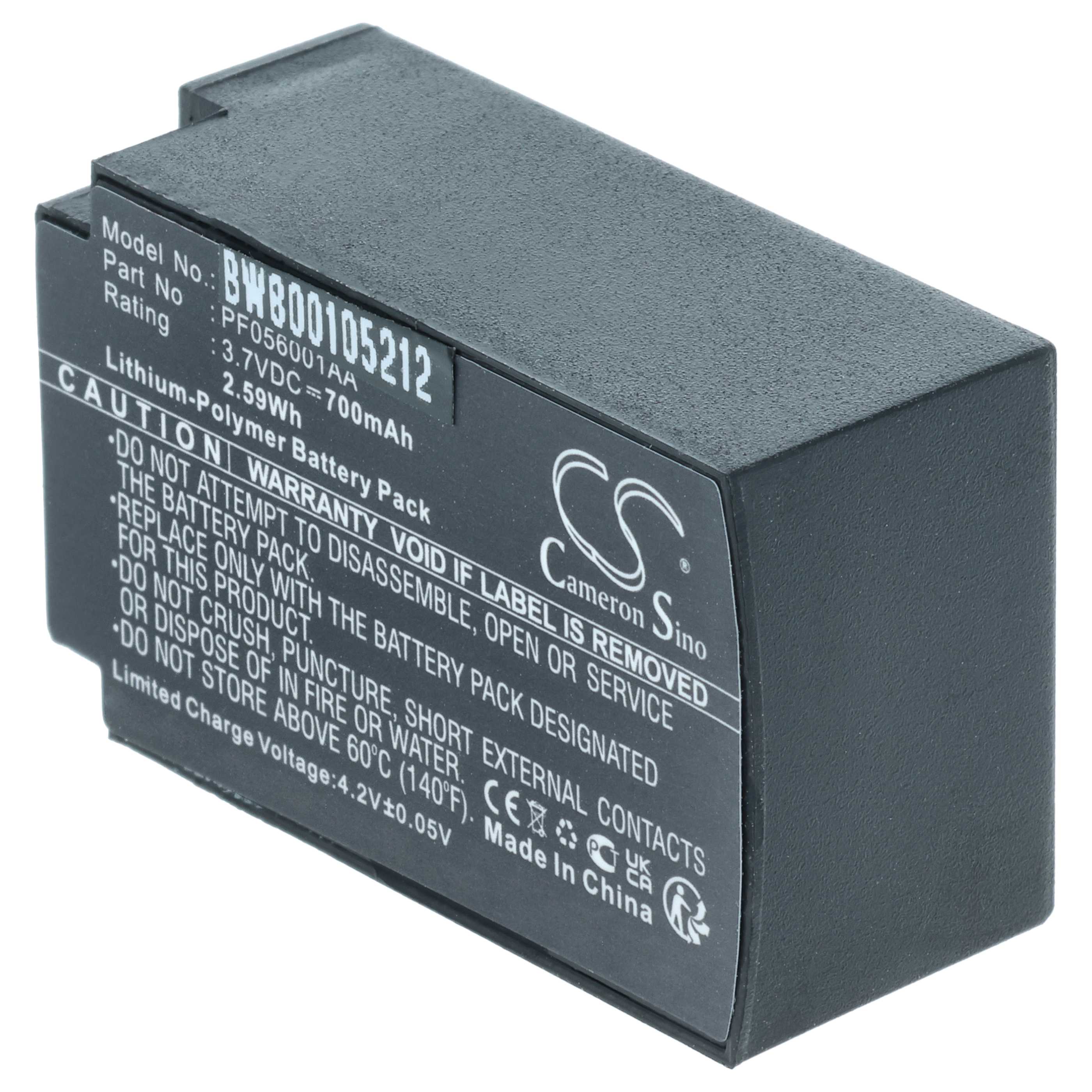 Akumulator do słuchawek bezprzewodowych zamiennik Parrot PF056001AA - 700 mAh 3,7 V LiPo