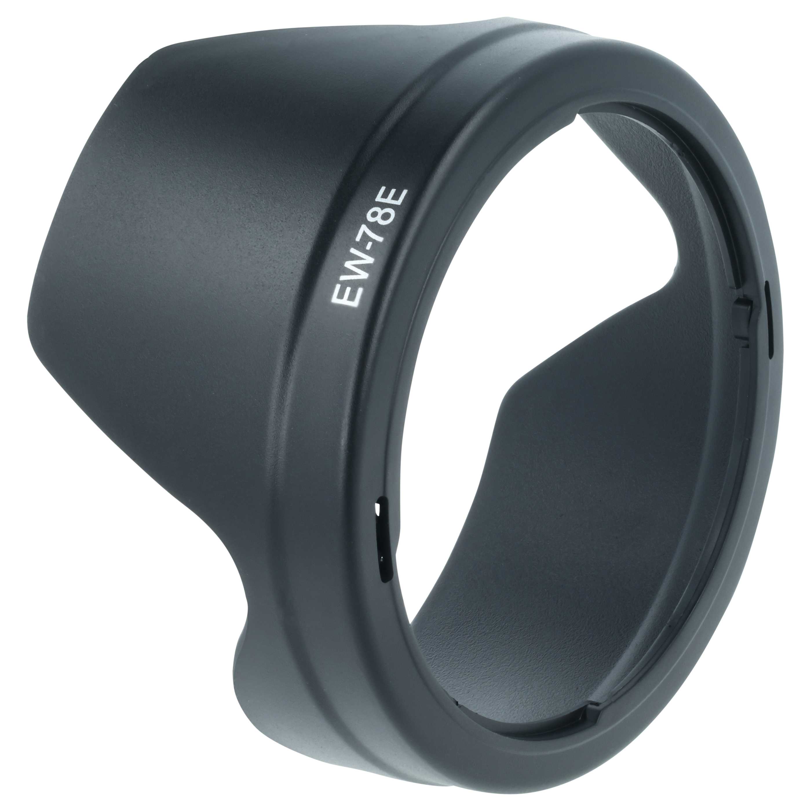 Lens Hood replaces Canon EW-78E for Canon Lens with 72 mm Diameter, plastic, black