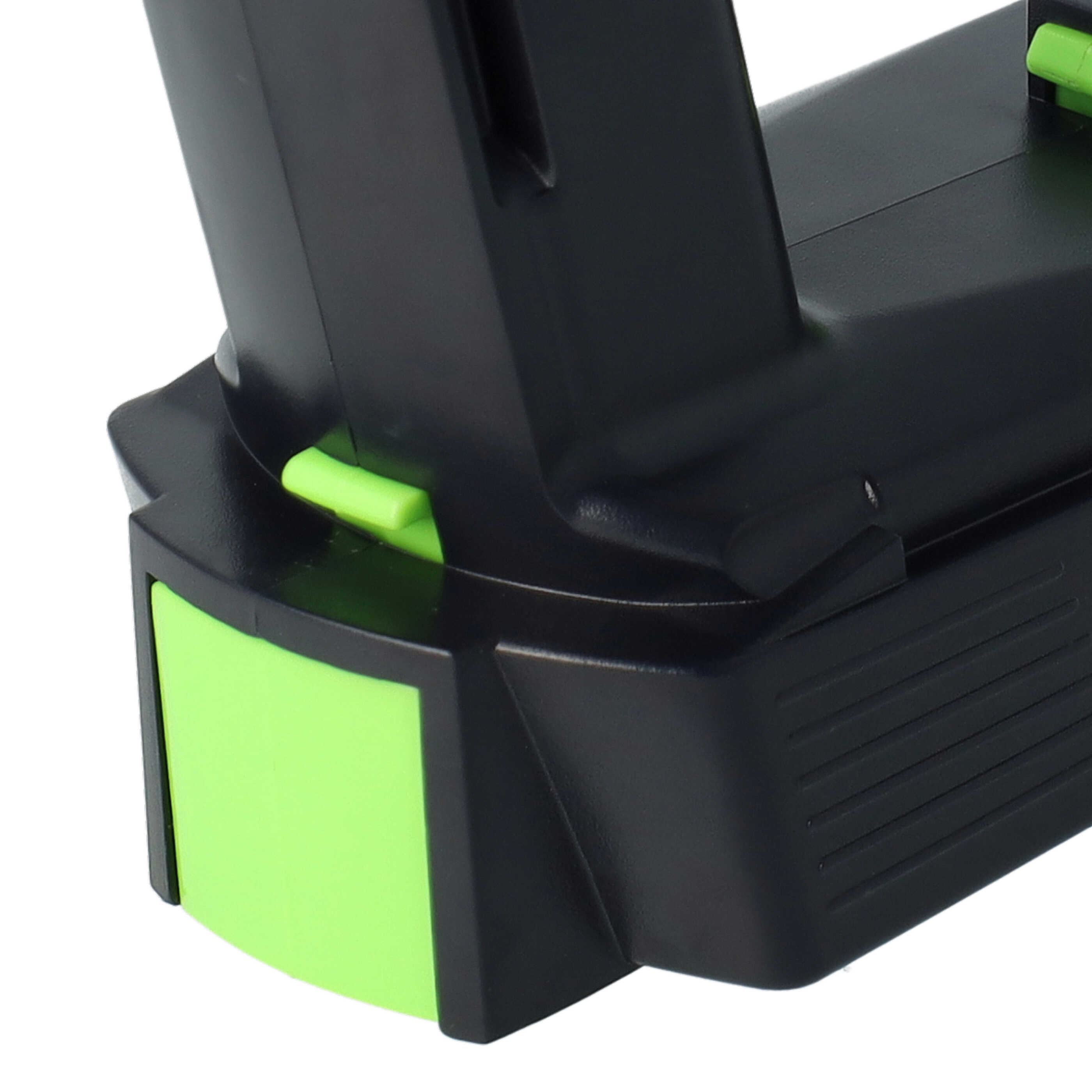 2x Battery replaces Festool 498616, 498338, 498336, 498339 Electric Power Tool - 2500 mAh, 10.8 V, Li-Ion