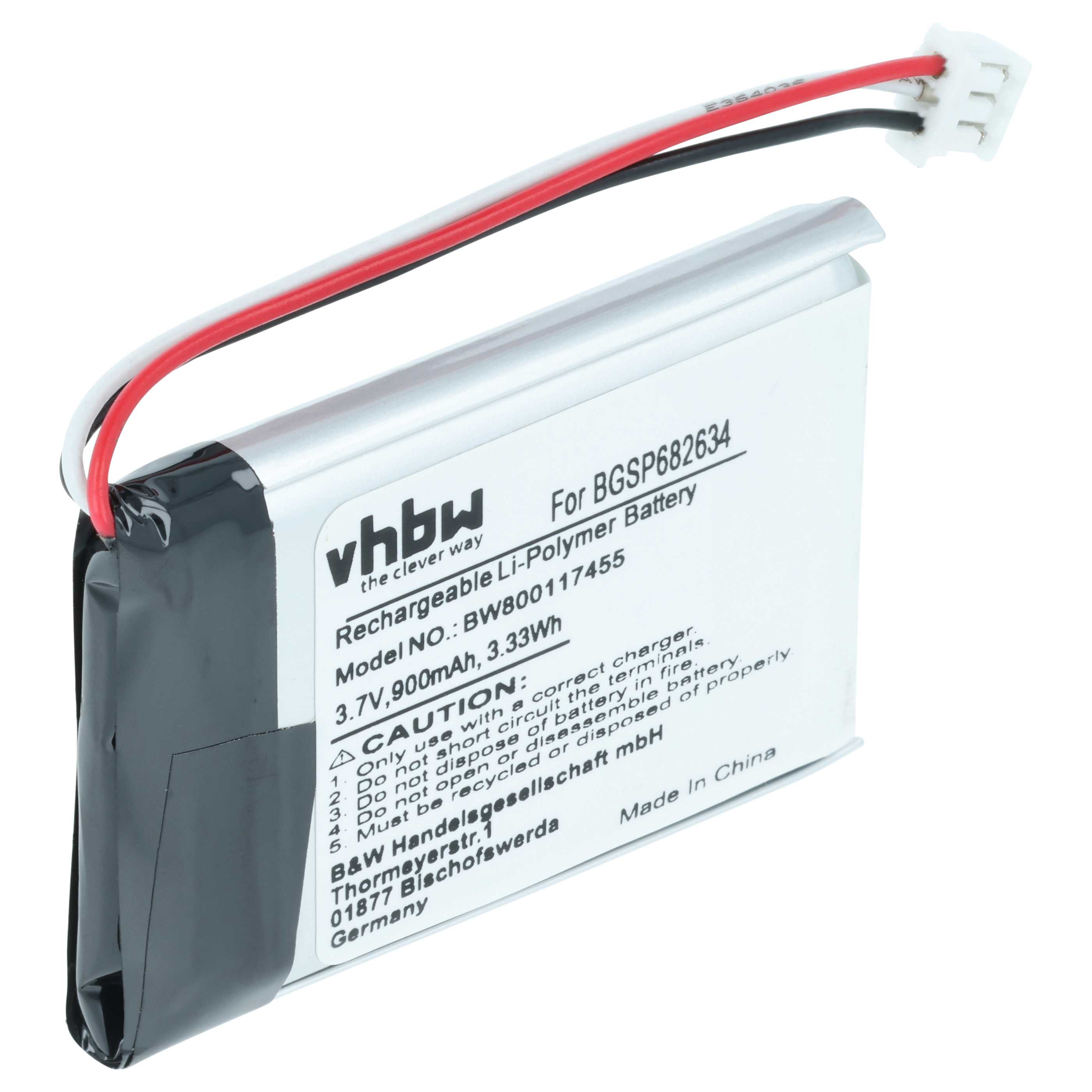Akumulator do głośnika zamiennik JBL GSP682634 - LiPo 900mAh