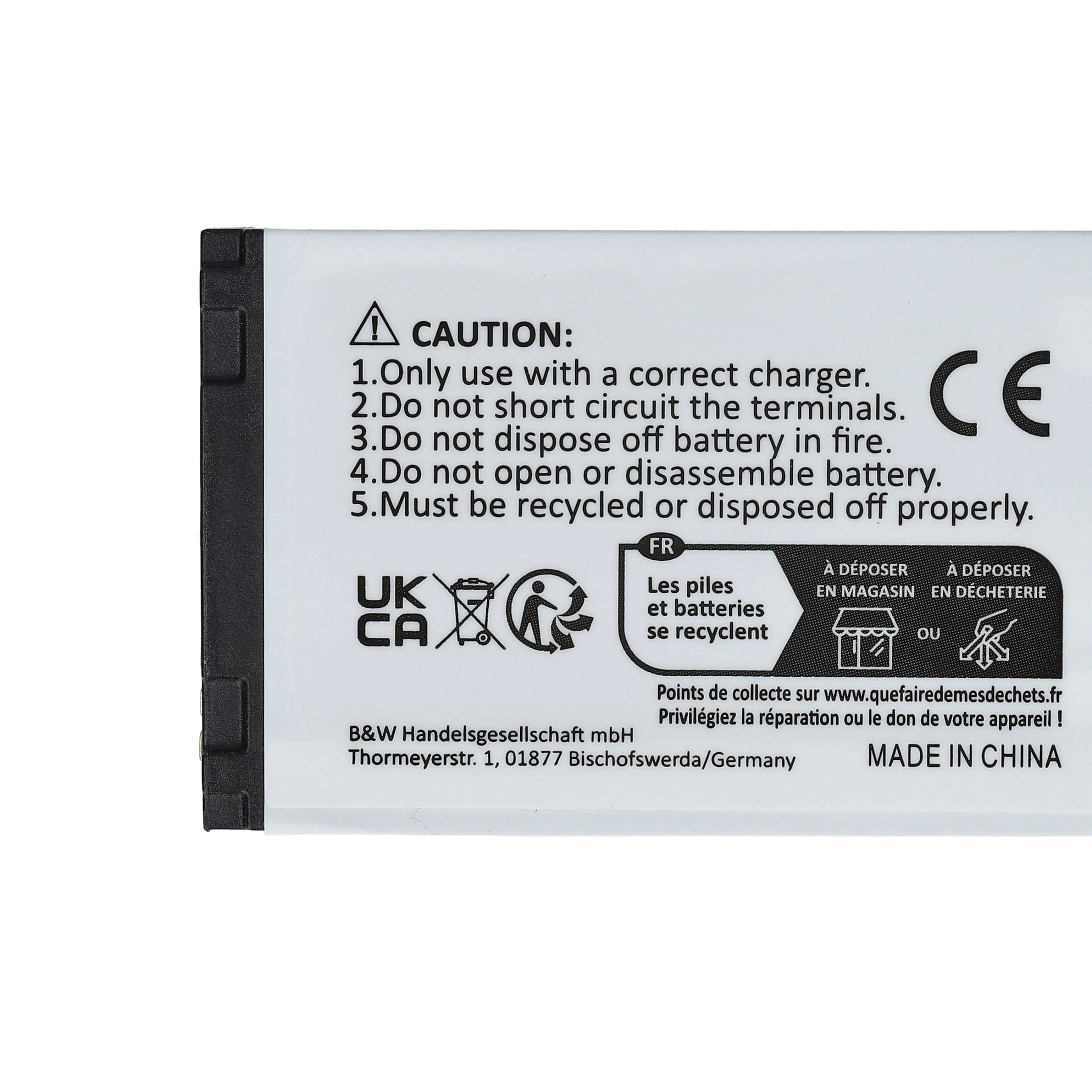 Akumulator do telefonu dla seniora zamiennik Emporia AK-C115 - 1050 mAh 3,7 V Li-Ion