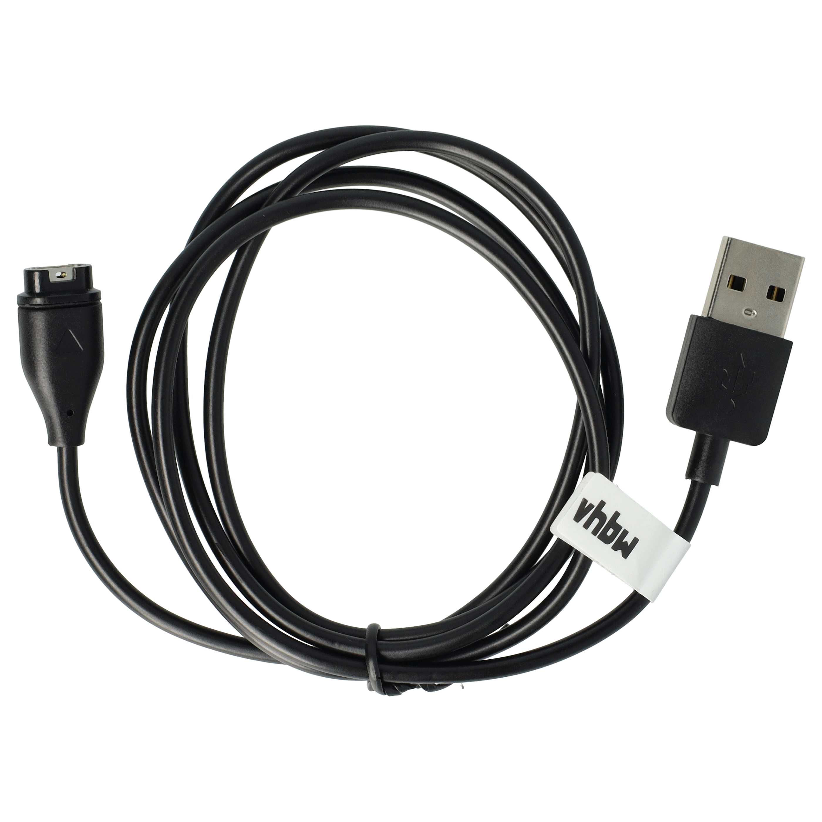 Charging Cable replaces Garmin 8013048 for Garmin Fitness Tracker - USB A Cable, 100cm, black