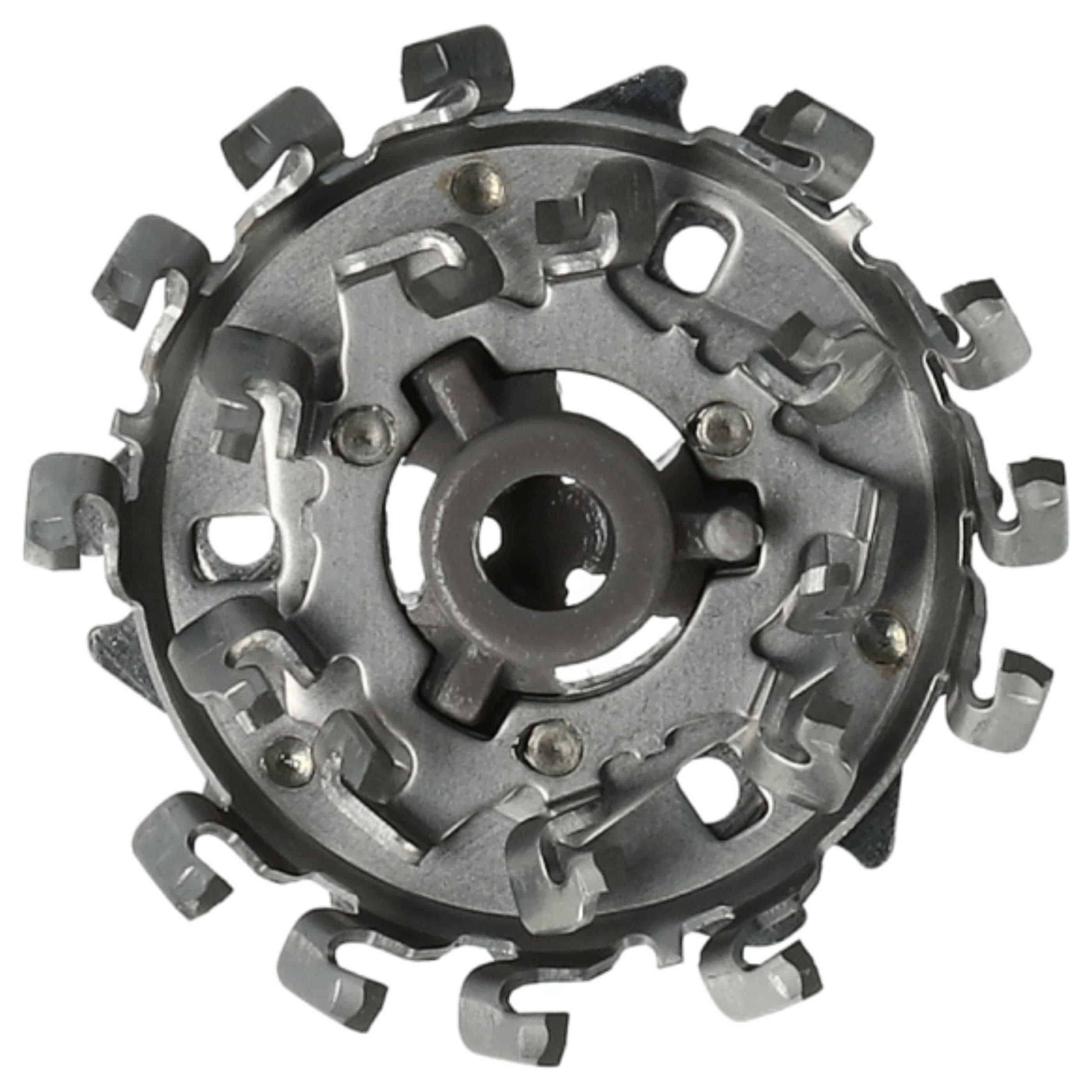 9x cabezales reemplaza Philips SH70/50, SH70/60, SH70, SH71, SH71/50 para afeitadoras Philips - plata