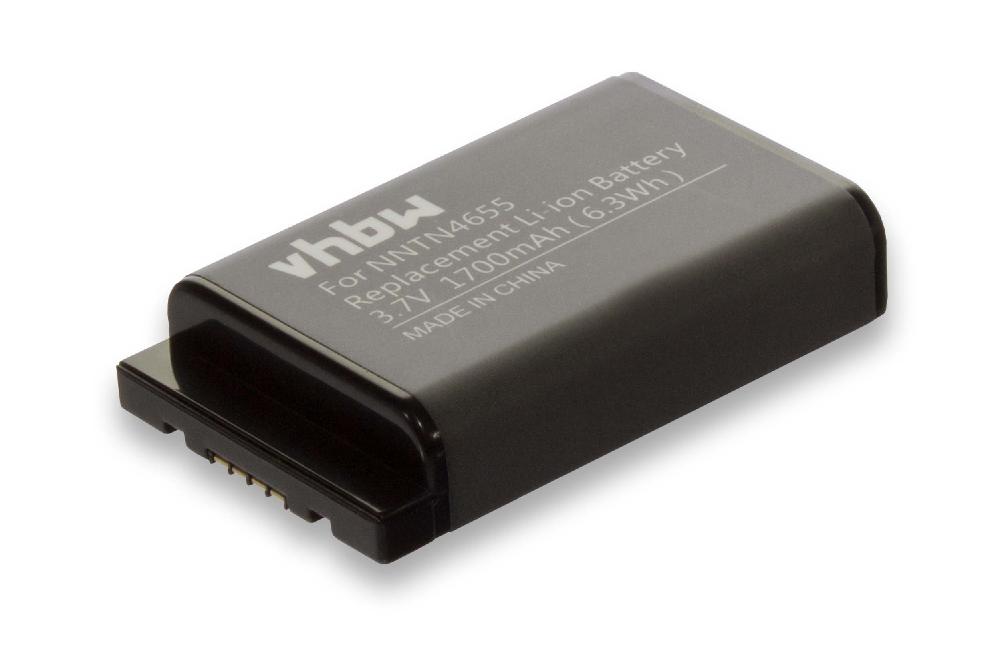Radio Battery Replacement for Motorola NNTN6922A, NNTN4655, SNN5705C, NNTN6923A - 1700mAh 3.7V Li-Ion
