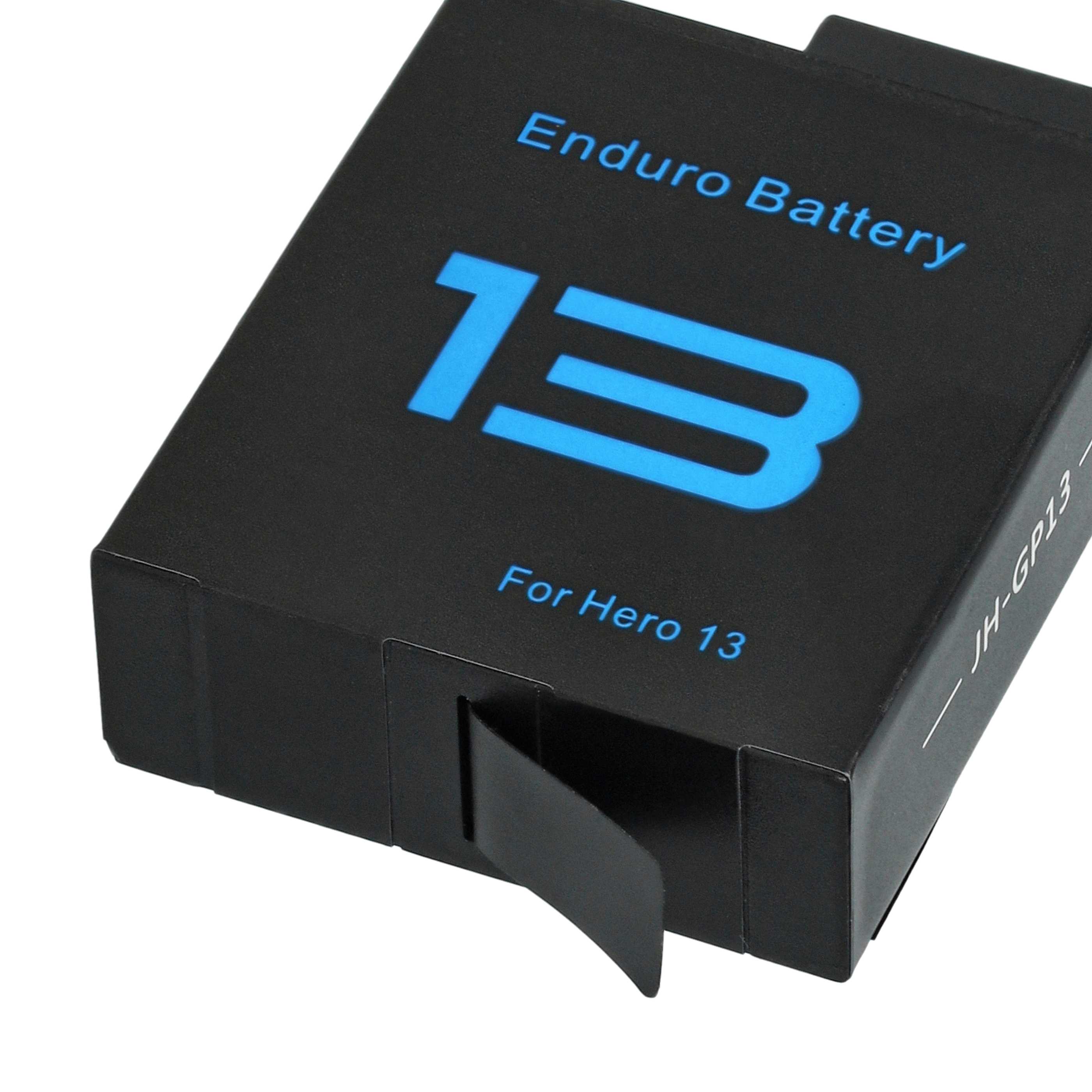 3x Battery replaces GoPro JH-GP13 - 2100mAh, 3.89V, Li-Ion