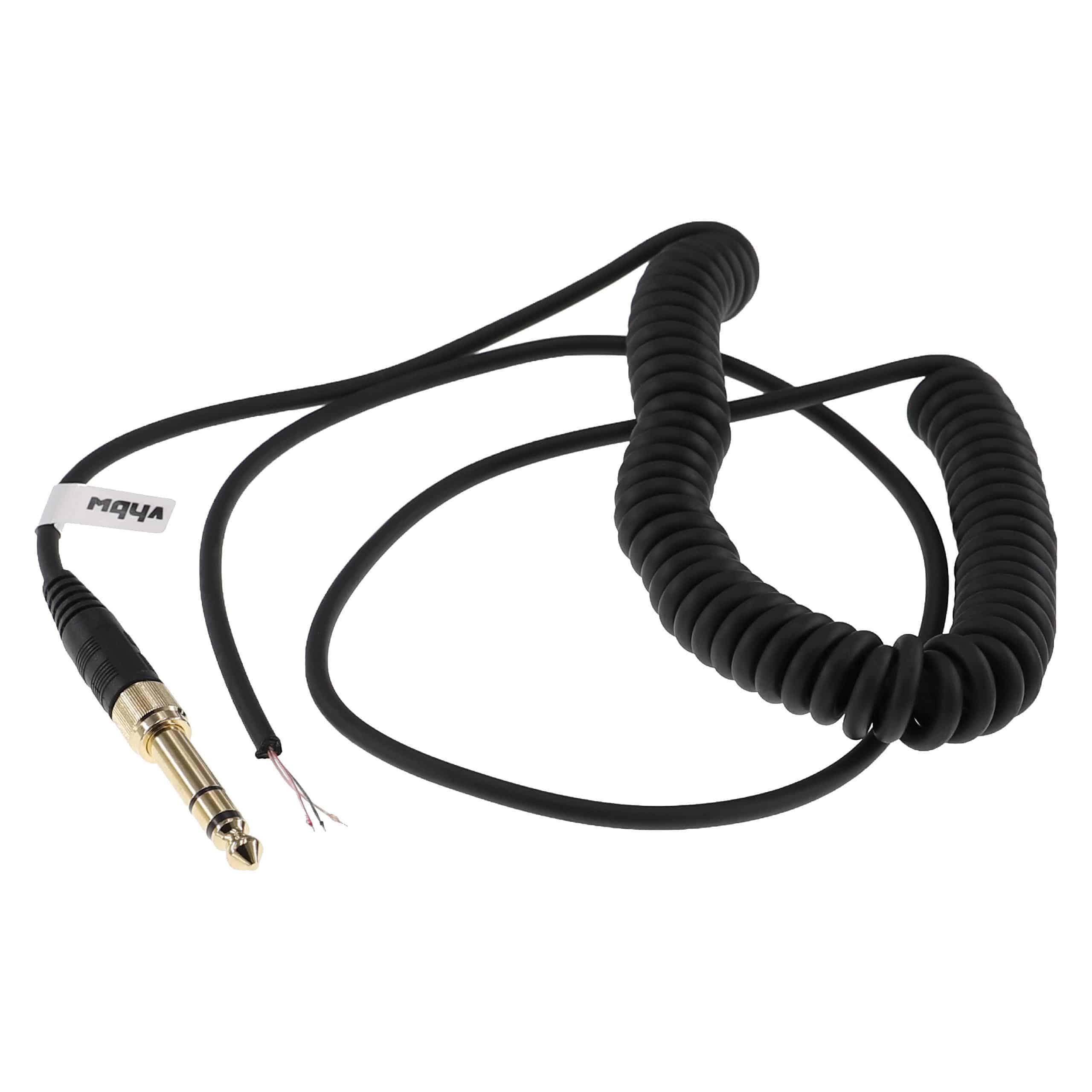 Cable audio AUX a conector jack de 3,5 mm, de 6,3 mm para auriculares Beyerdynamic DT 770, DT 770 Pro, DT 990,