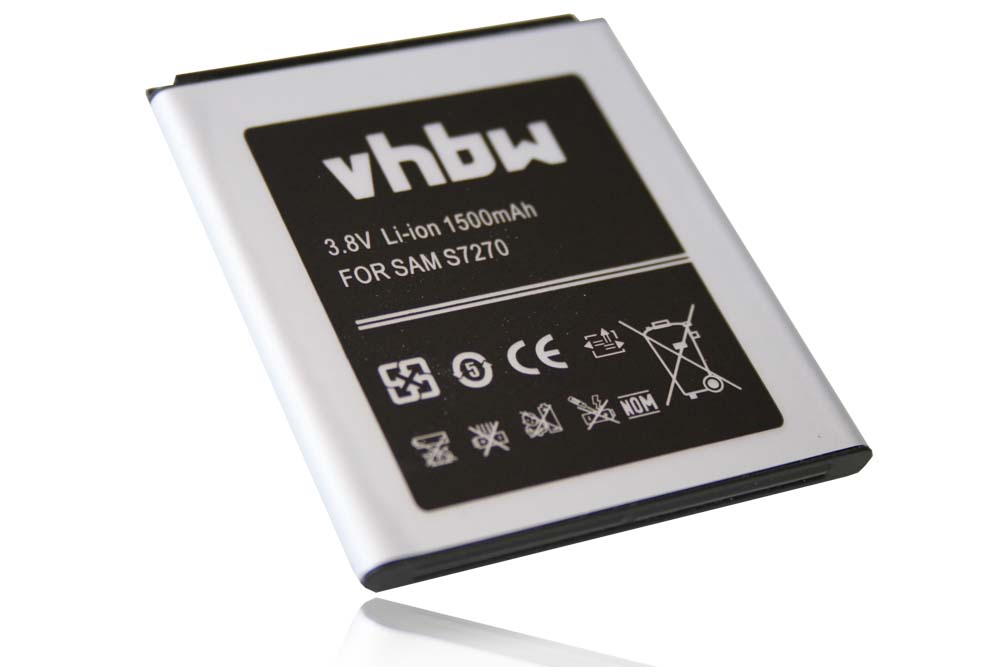 Mobile Phone Battery Replacement for Samsung B100, B100AE - 1500mAh 3.7V Li-Ion