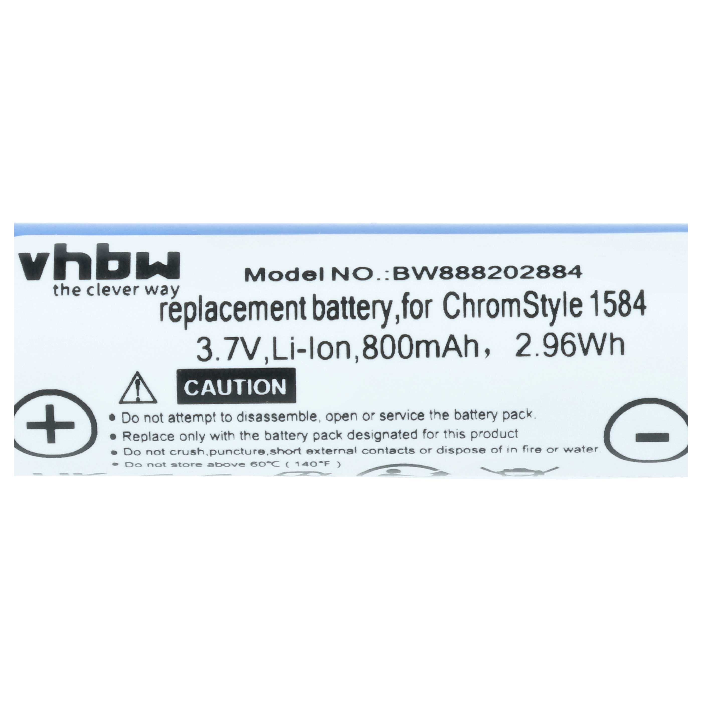 Akumulator do maszynki do strzyżenia włosów zamiennik Moser 1584-7100 - 800 mAh 3,7 V Li-Ion
