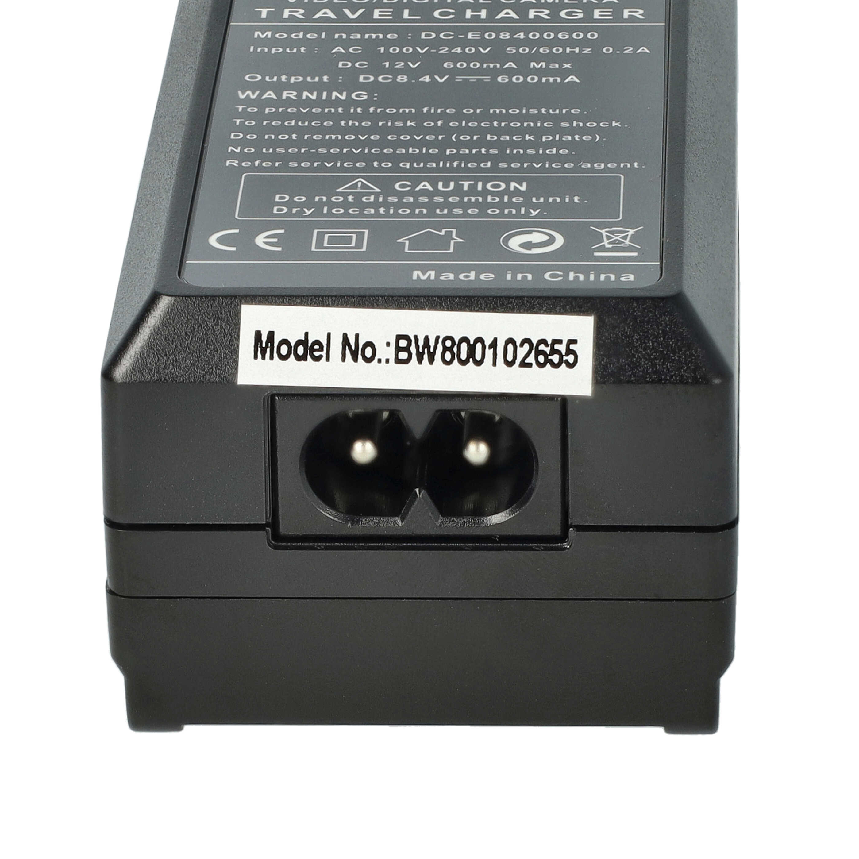 Battery Charger suitable for Canon EOS Kiss X80, Rebel T6, 2000D, 4000D Digital Camera - 0.6 A, 8.4 V