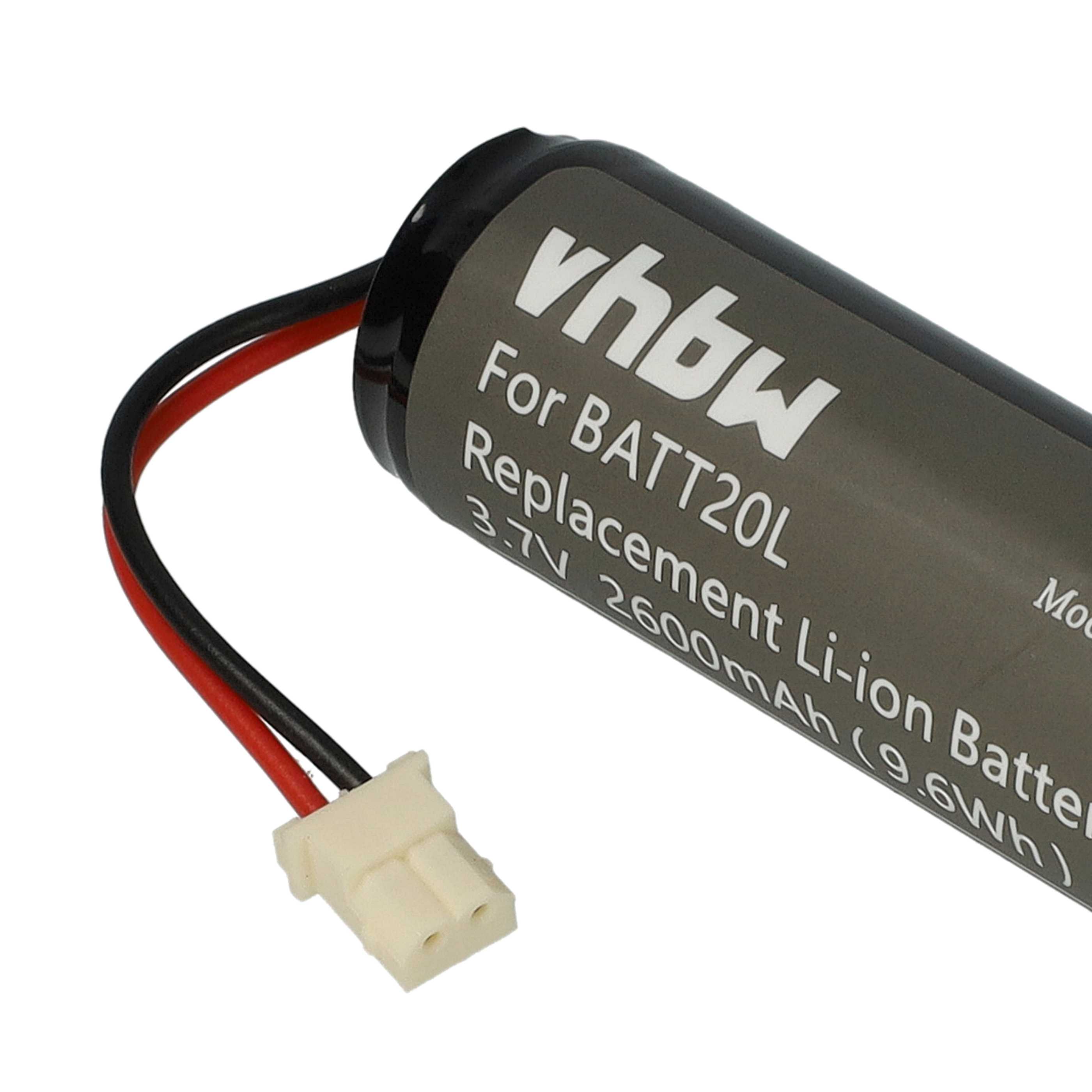 DAB Radio Battery (2 Units) Replacement for BATT20L - 2600 mAh 3.7 V Li-Ion