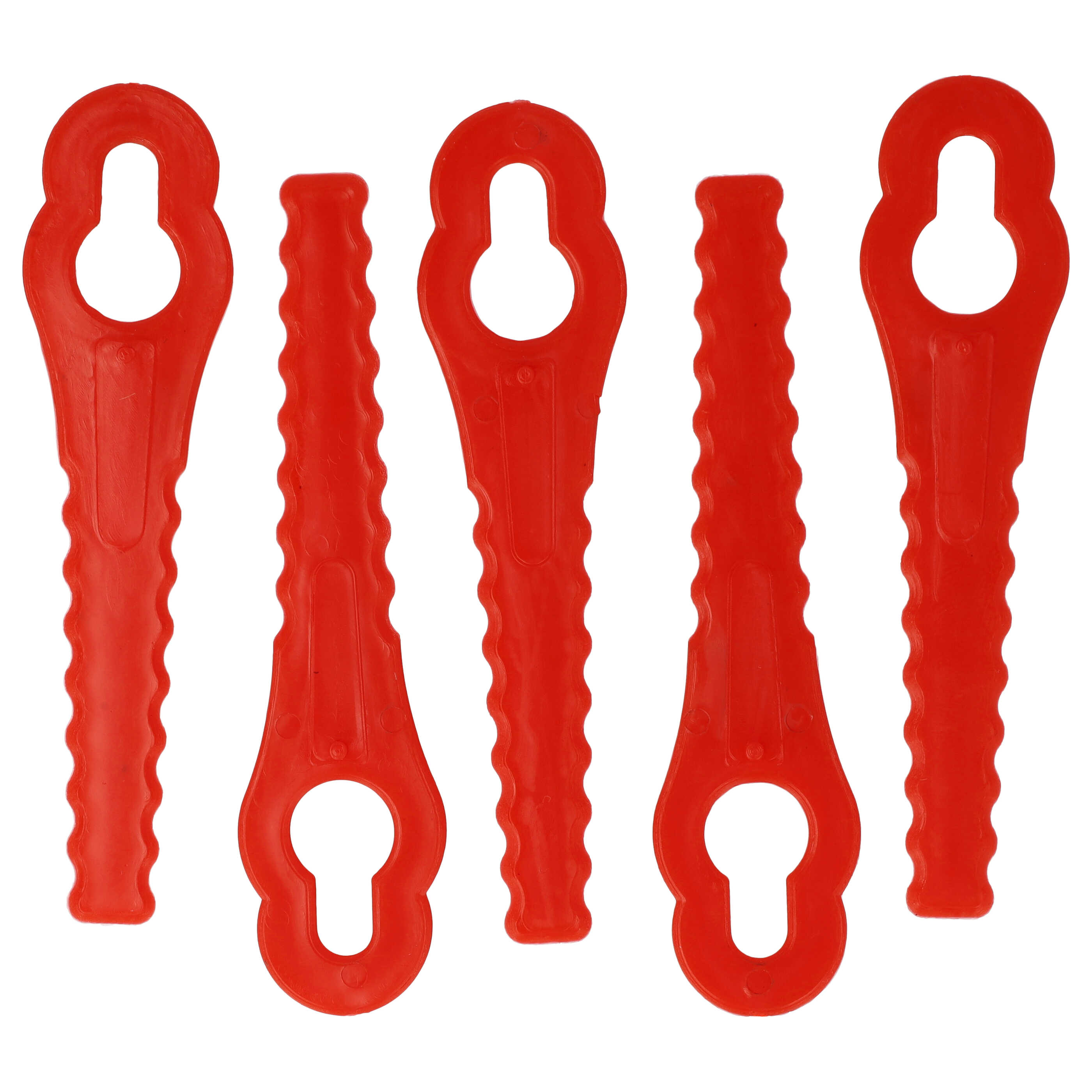 5x Exchange Blade replaces Güde 58586 for Cordless Strimmer - plastic, red