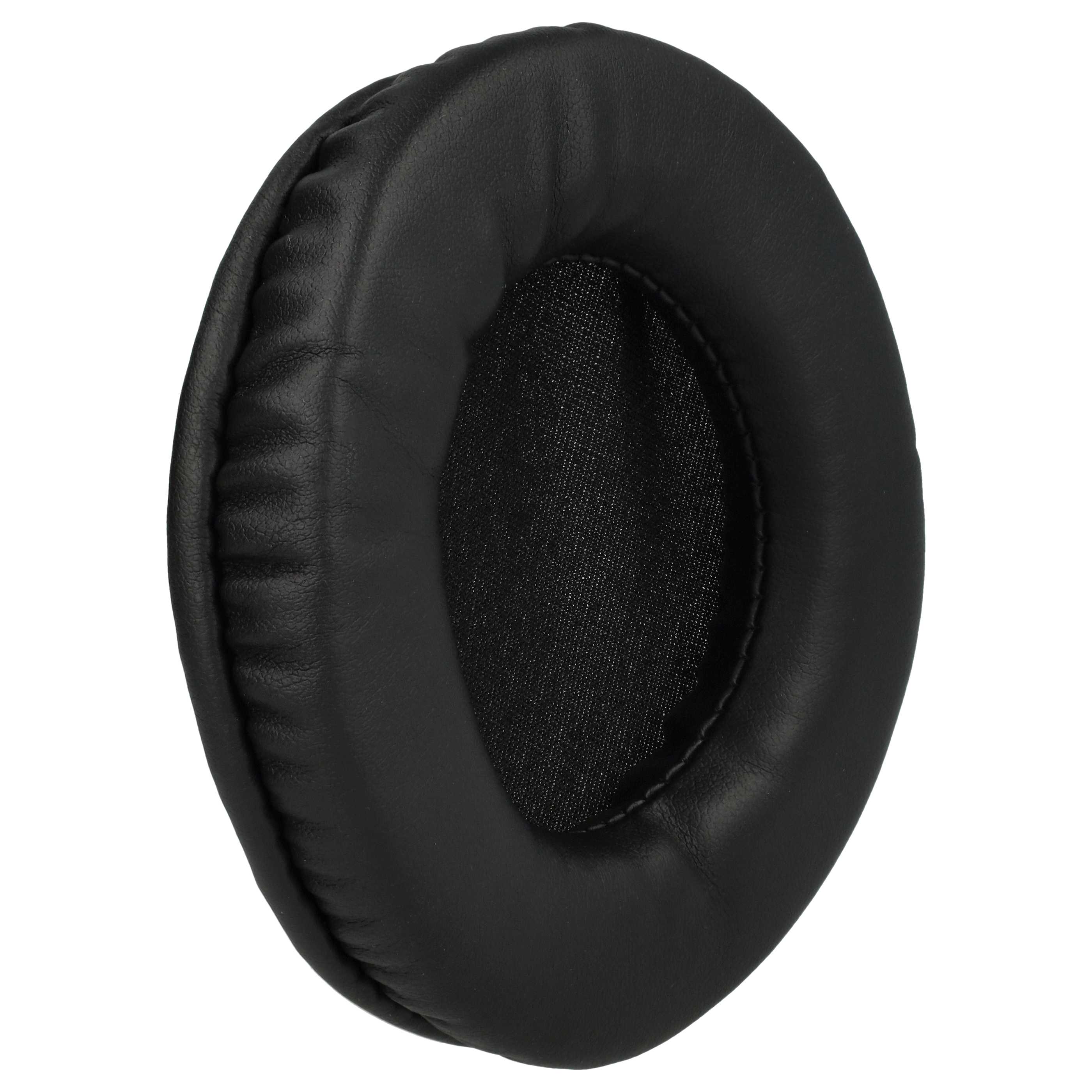 2x Poduszki do słuchawek 90mm, czarne