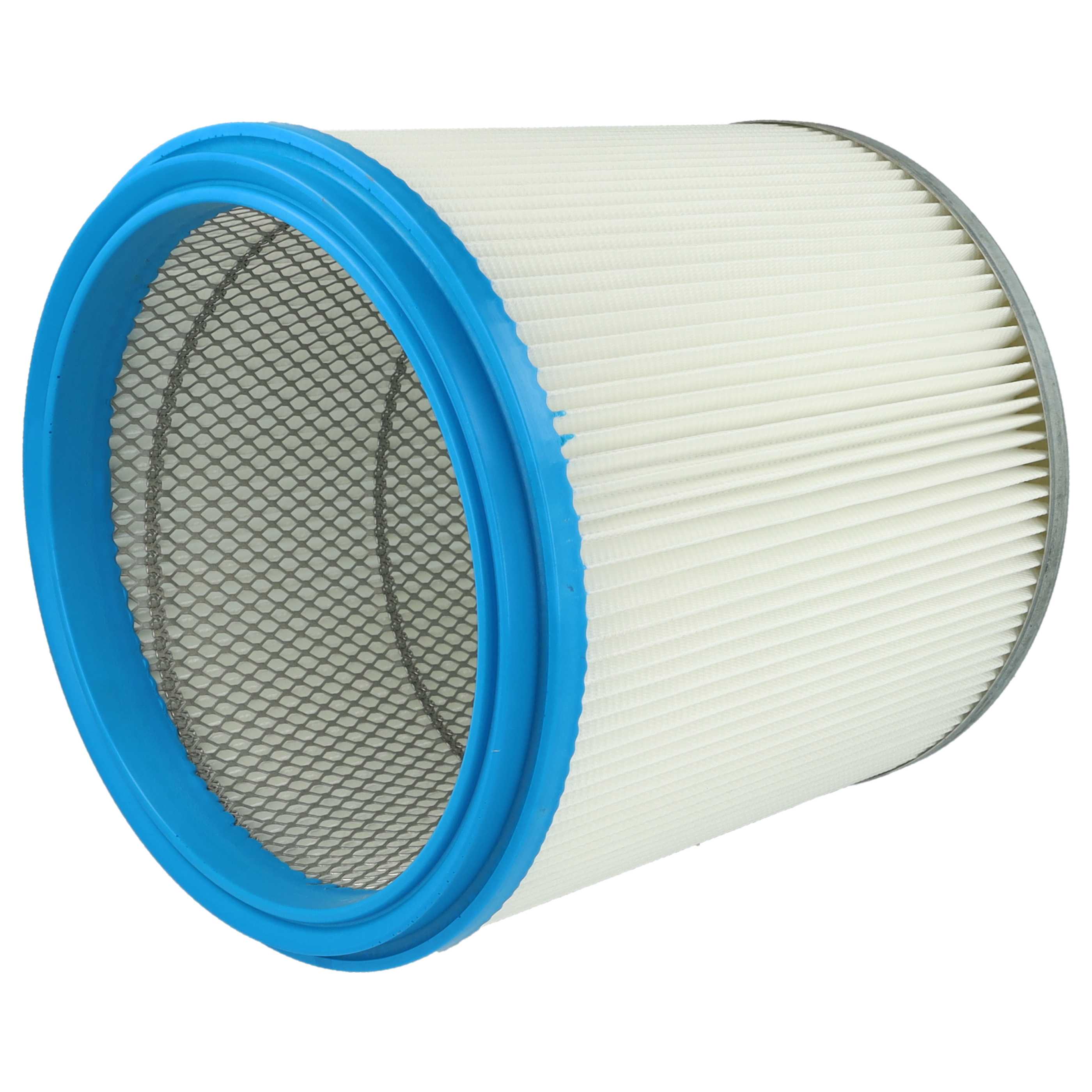 8x Filtercartridge filter replaces Bosch 2607432008 for Bosch Vacuum Cleaner, white / silver / blue