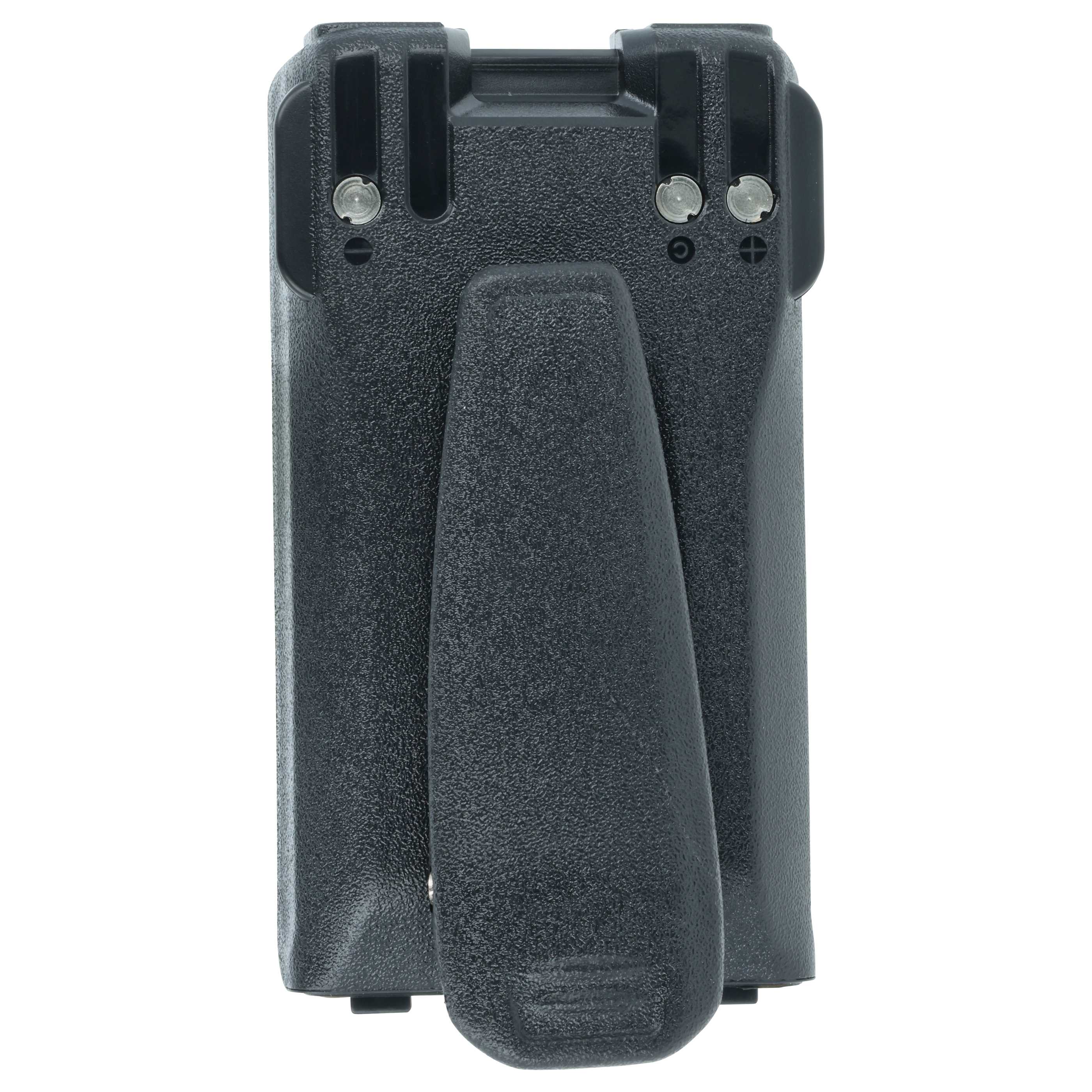 Radio 2x Battery replaces Icom BP-265LI, BP-265 - 2500 mAh 7.4 V Li-Ion + Belt Clip