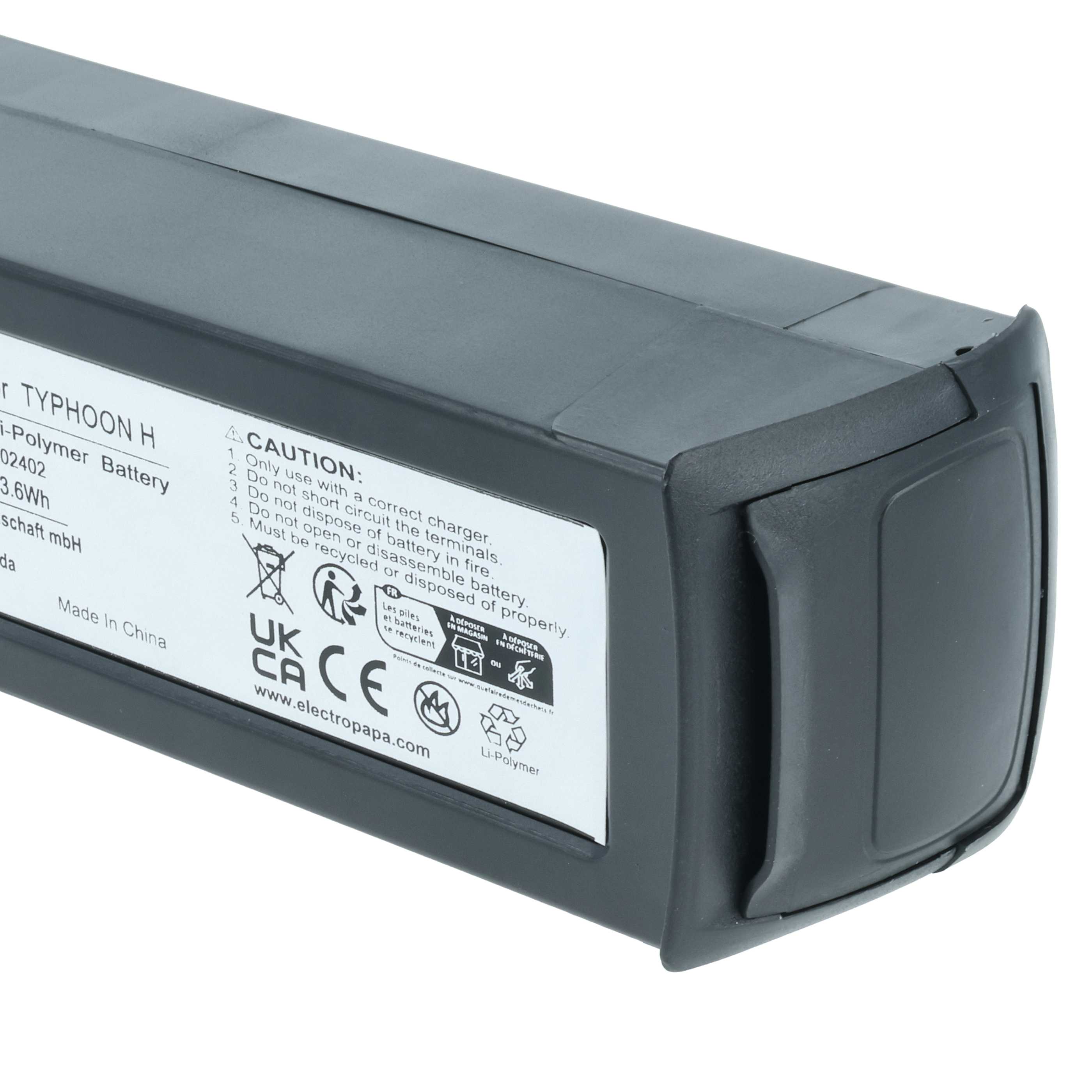 Batterie remplace Yuneec YUNH105, YUNTYH105 pour drone Yuneec- 7000mAh 14,8V Li-polymère